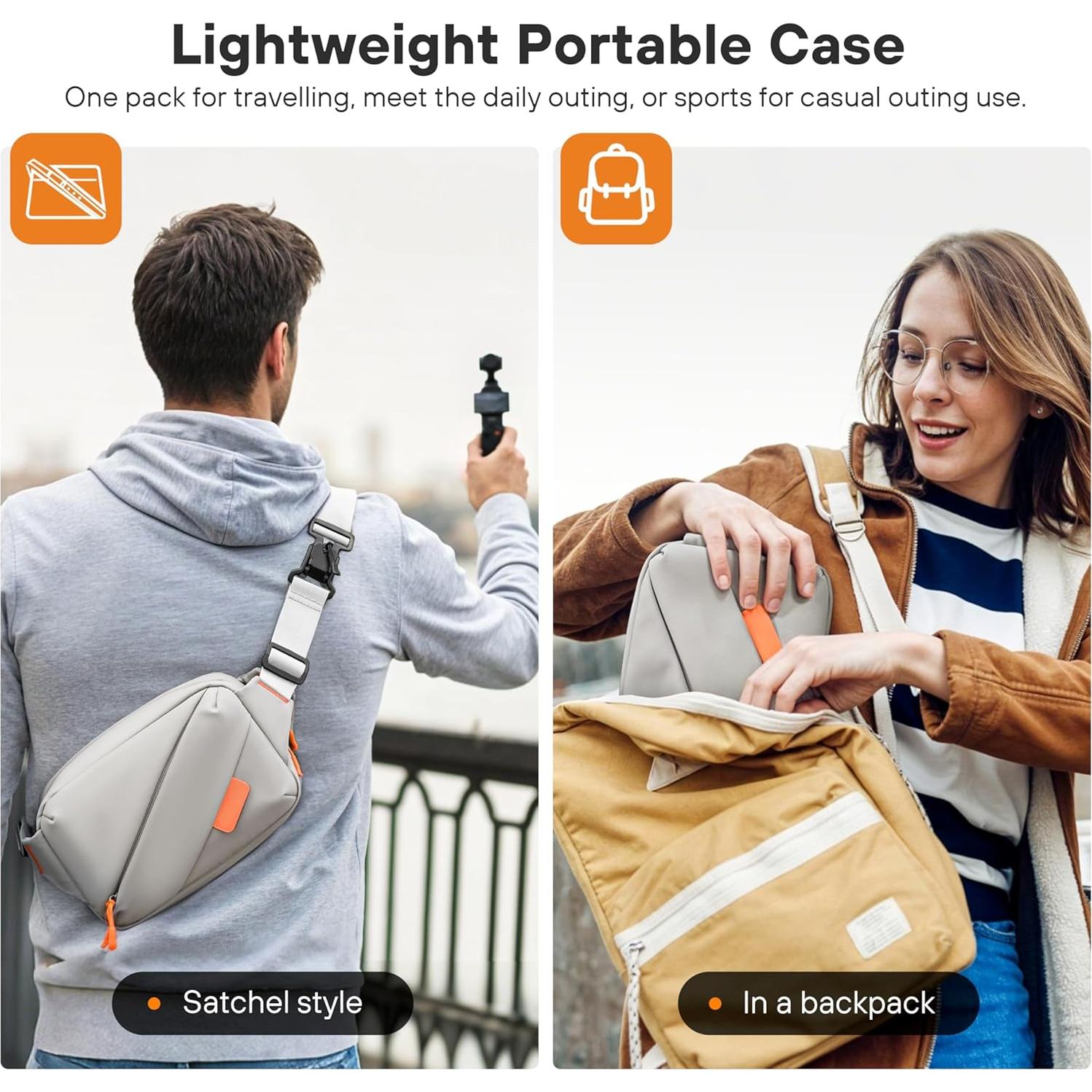 Bolsa de Almacenamiento Impermeable STARTRC para DJI Osmo Pocket 3 y Mobile 7P