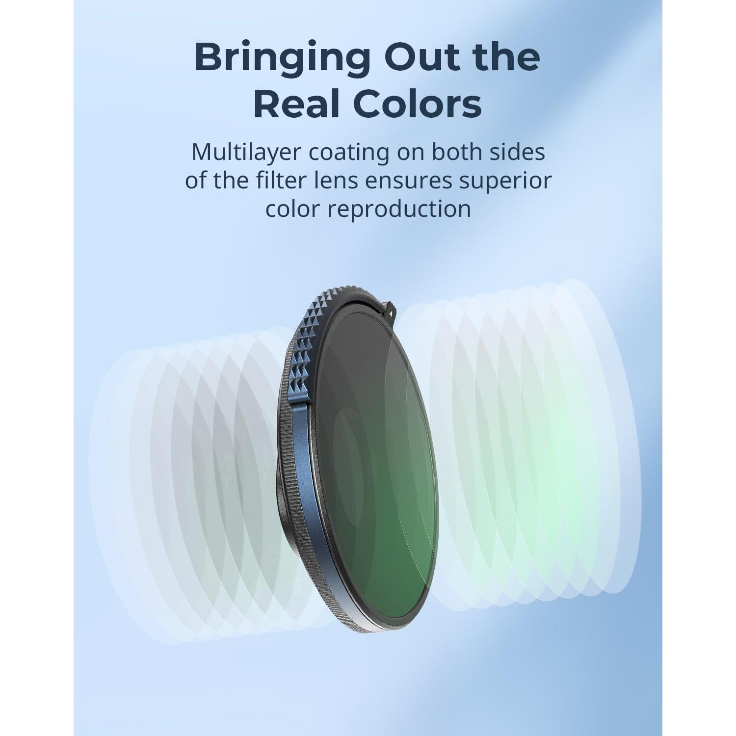 Filtro CPL y VND 3-5 SmallRig para DJI Osmo Action 4