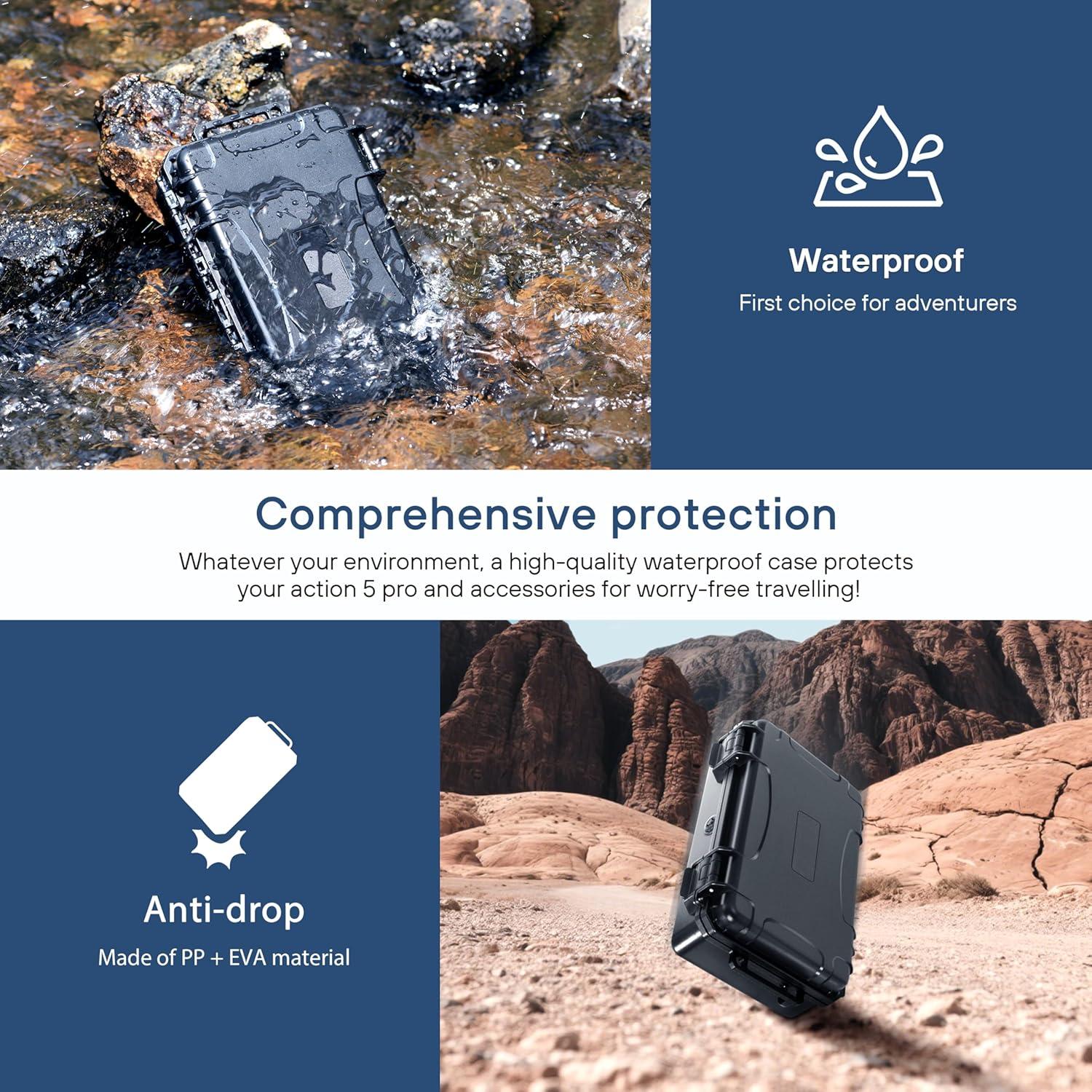 Estuche Duro Impermeable STARTRC para DJI Osmo Action 5/4/3