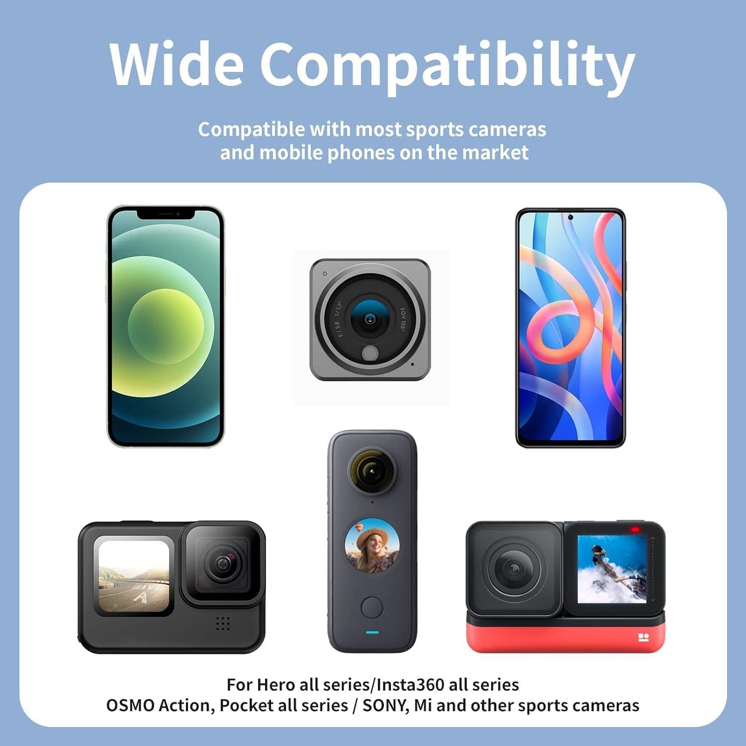 Kit de Montaje Magnético TELESIN para Cuello y Teléfono