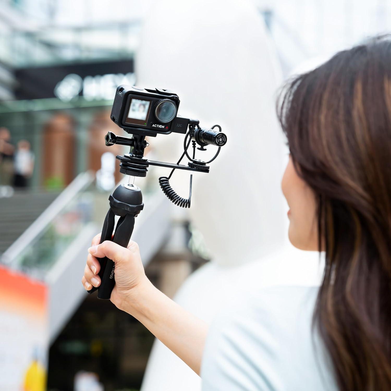 Adaptador de Micrófono JJC para DJI Osmo Action 5 Pro/4