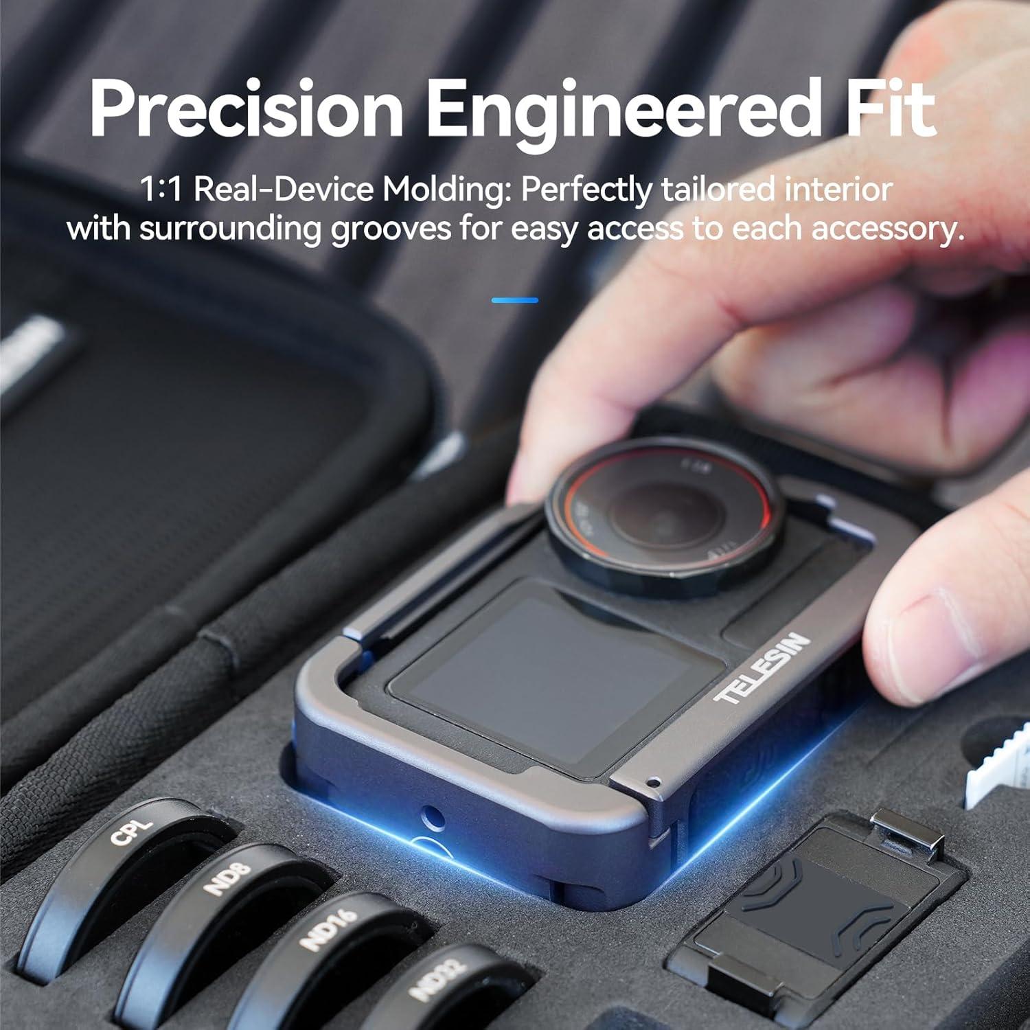 Estuche de Almacenamiento TELESIN para DJI Osmo Action 5/4/3