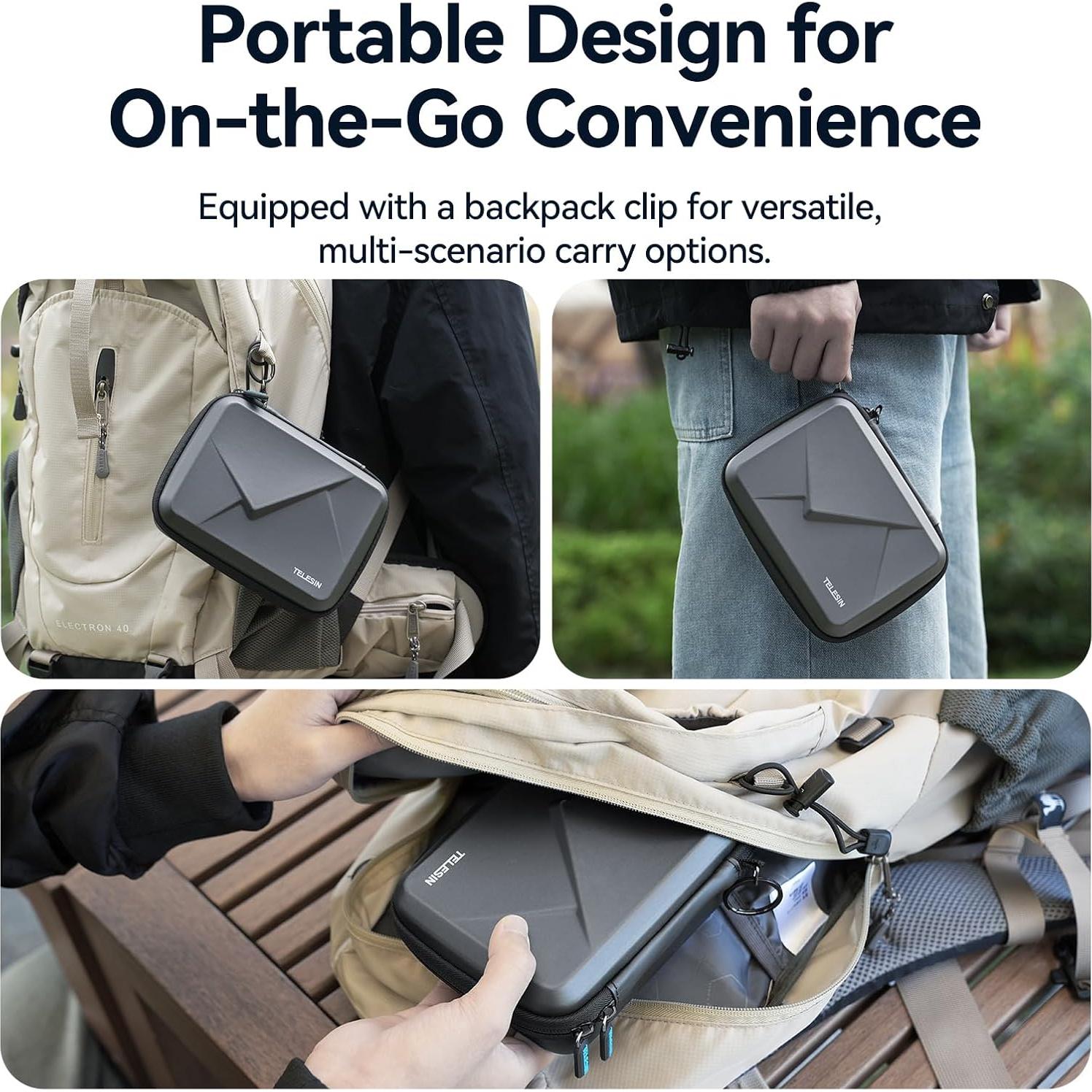 Estuche de Almacenamiento TELESIN para DJI Osmo Action 5/4/3