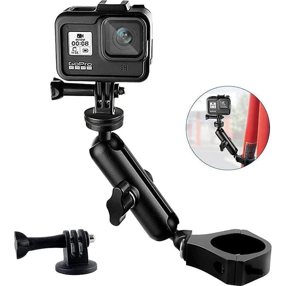 Soporte de cámara UTV ATV 360° GoPro Warmone para barra 1.75-2"