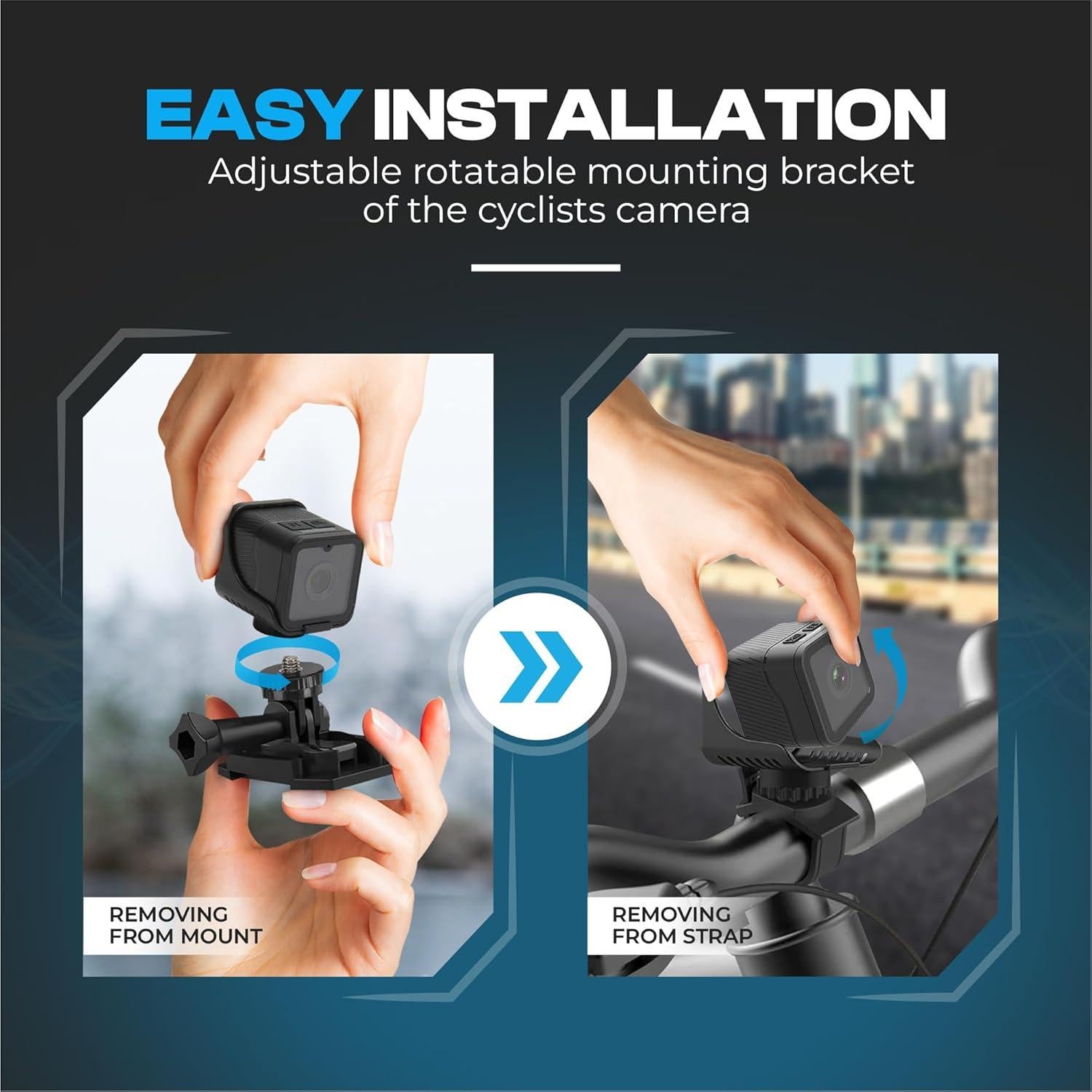 Cámara de Acción Tirol Supplies FHD 1080P 170° Ligera 41g