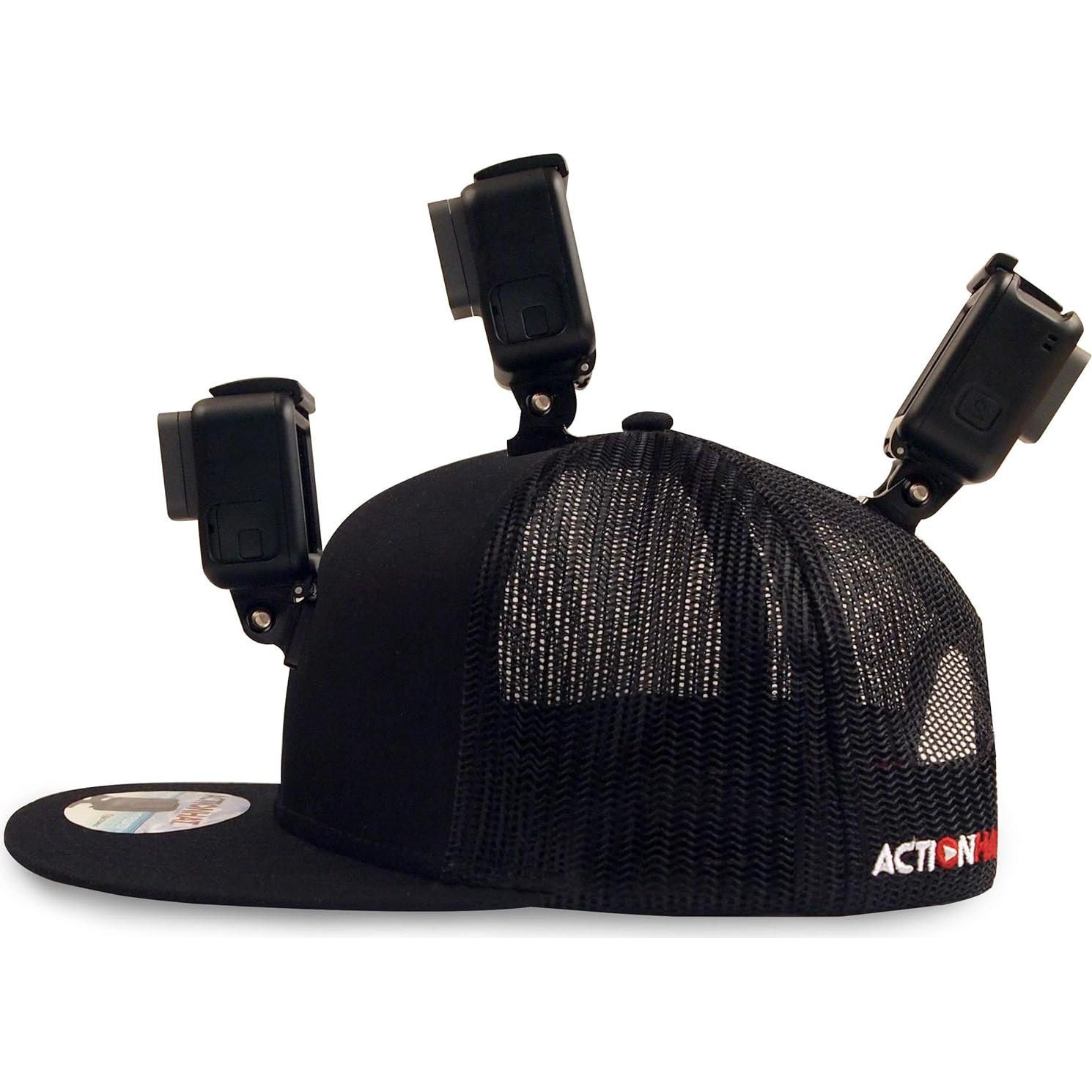 ActionHat Gorra Negra Flotante para GoPro - Modelo AH-MESH