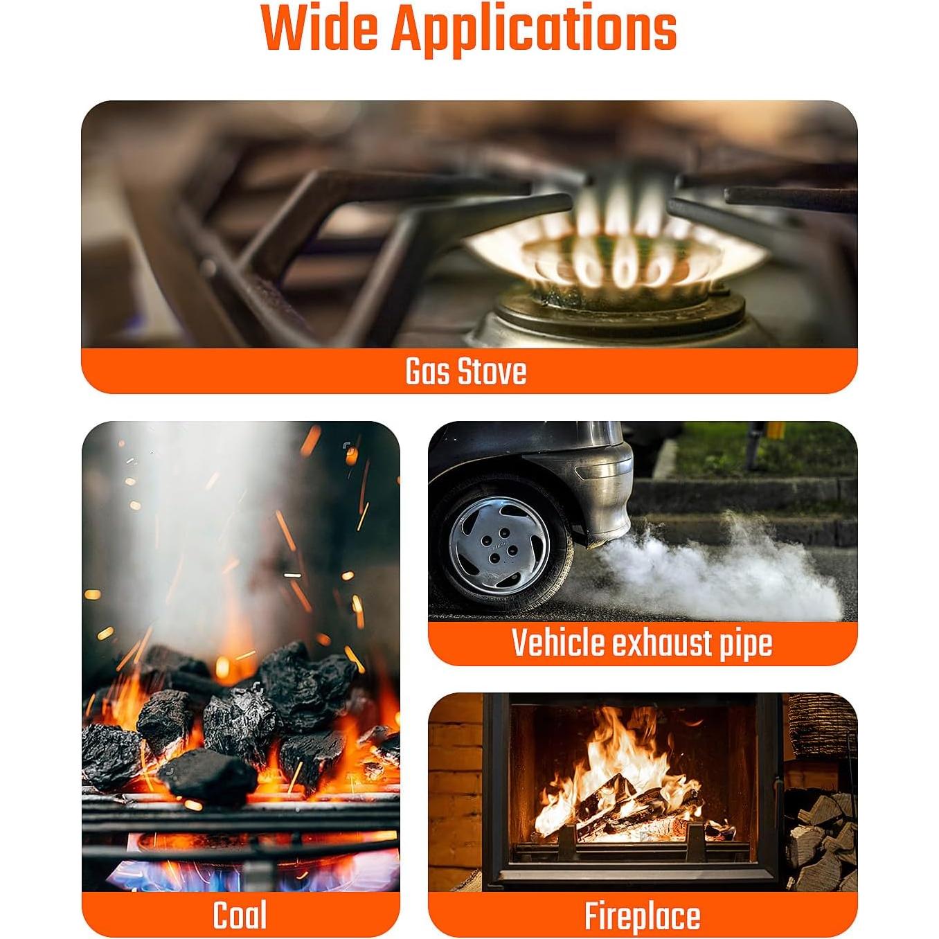Detector de Monóxido de Carbono TOPTES CT-300 Portátil 0-5000 PPM