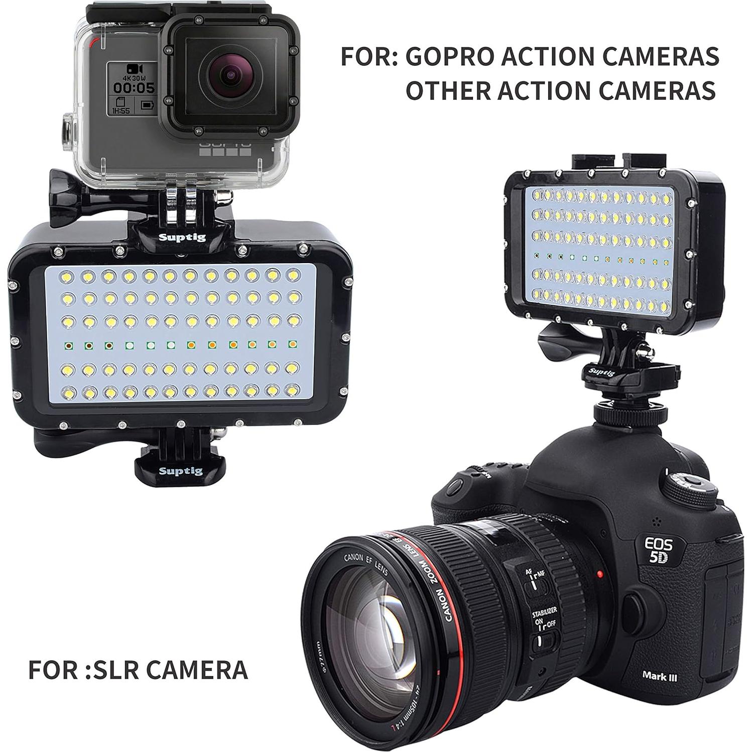 Luz Submarina LED Suptig RSX-362 Impermeable 45m 72 LEDs