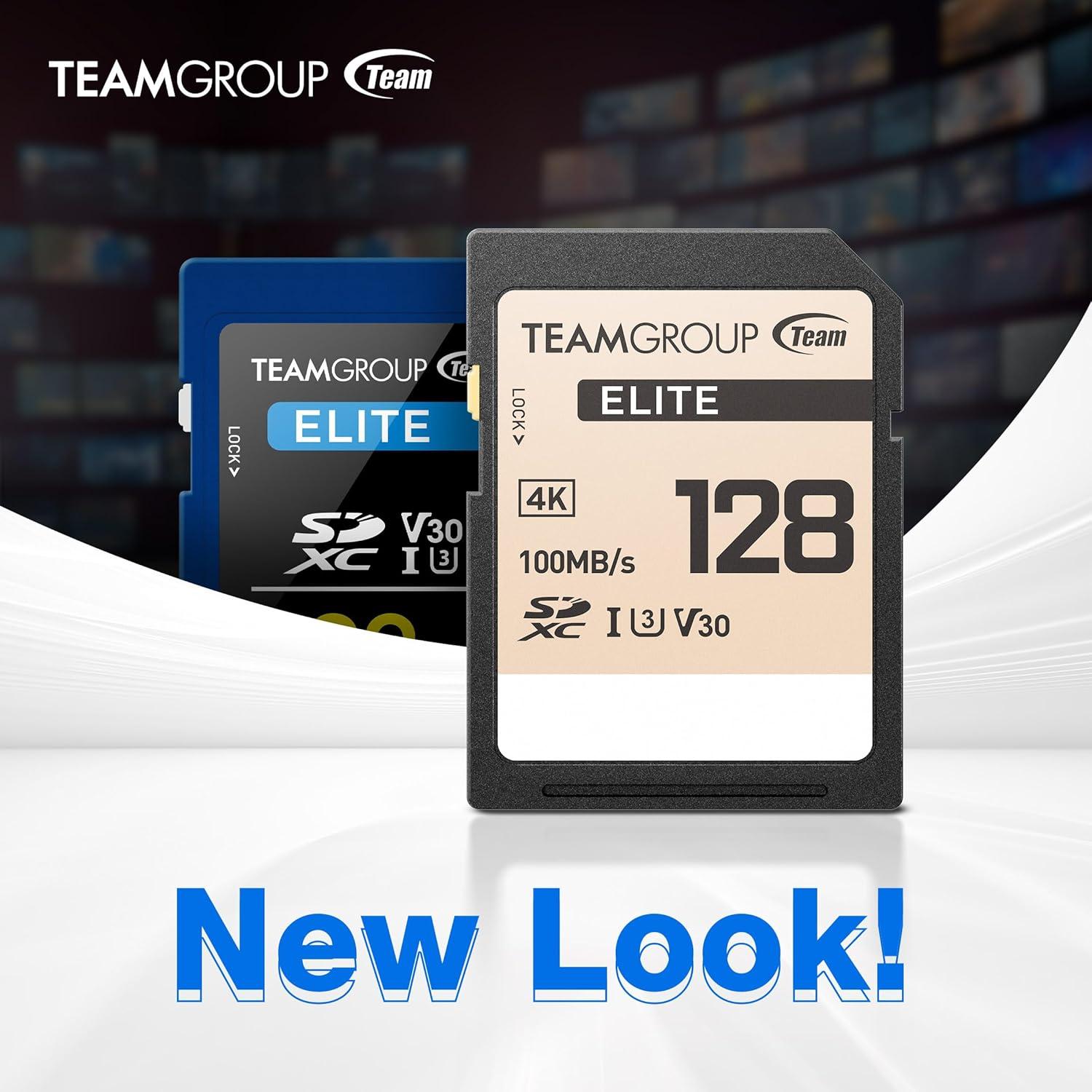 Tarjeta de Memoria SDXC TEAMGROUP Elite 512GB UHS-I U3 V30