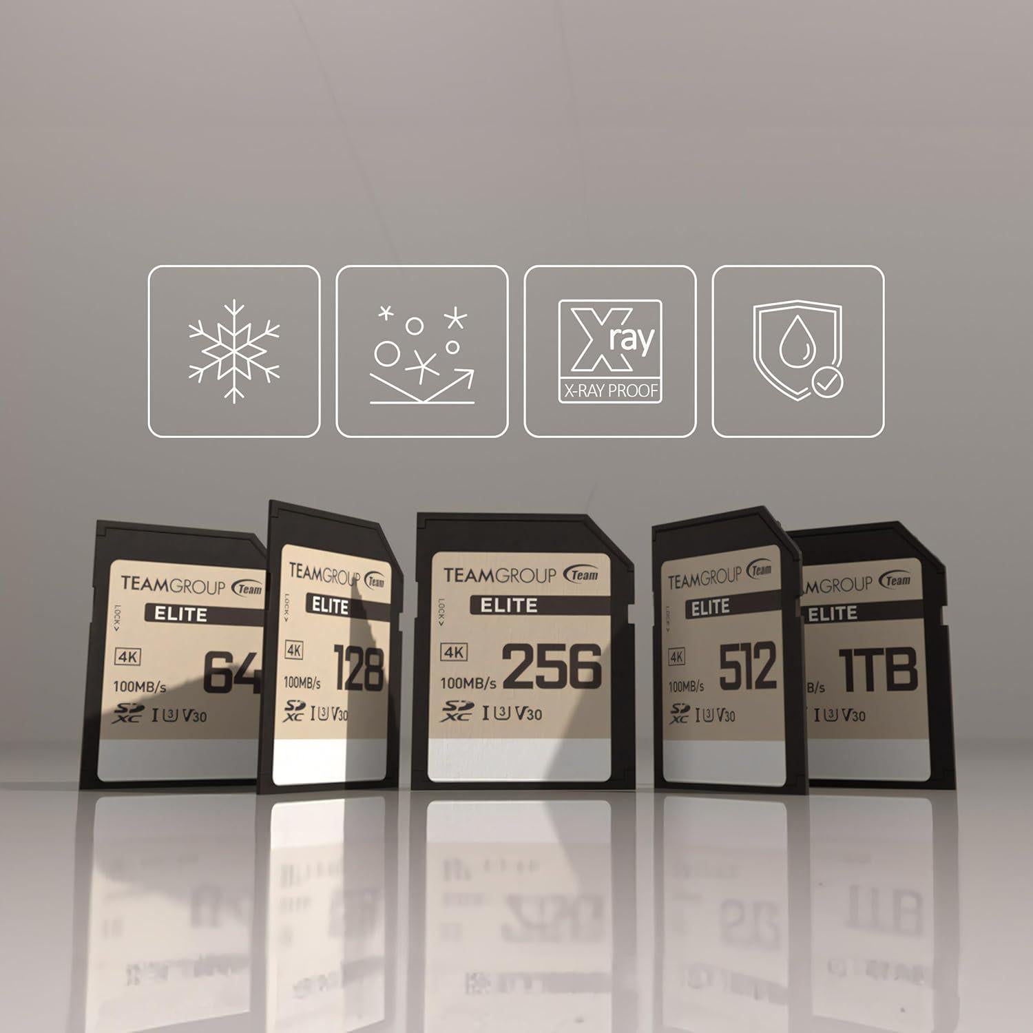 Tarjeta de Memoria SDXC TEAMGROUP Elite 512GB UHS-I U3 V30