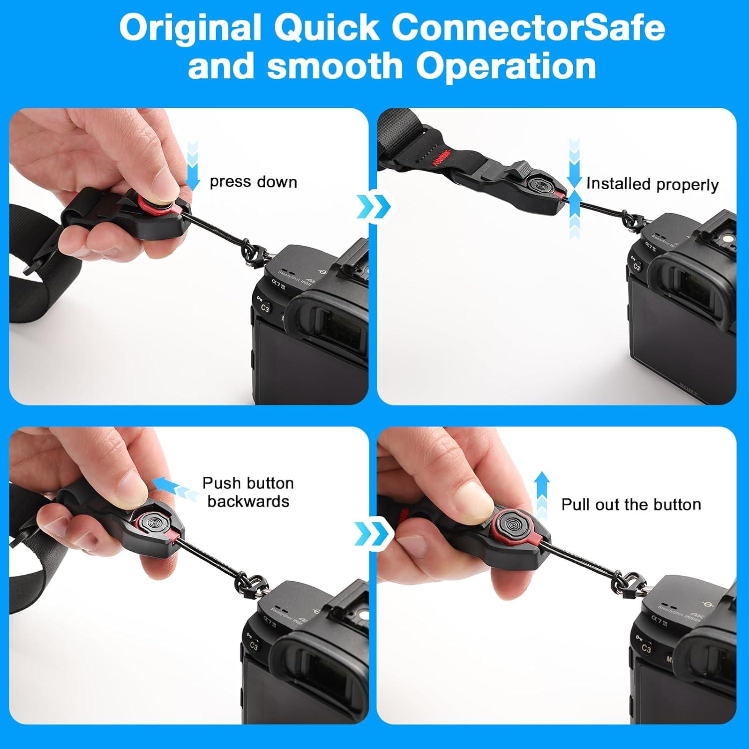 Correa de Cámara Ajustable JAYVX para DSLR/Sin Espejo 3.5cm