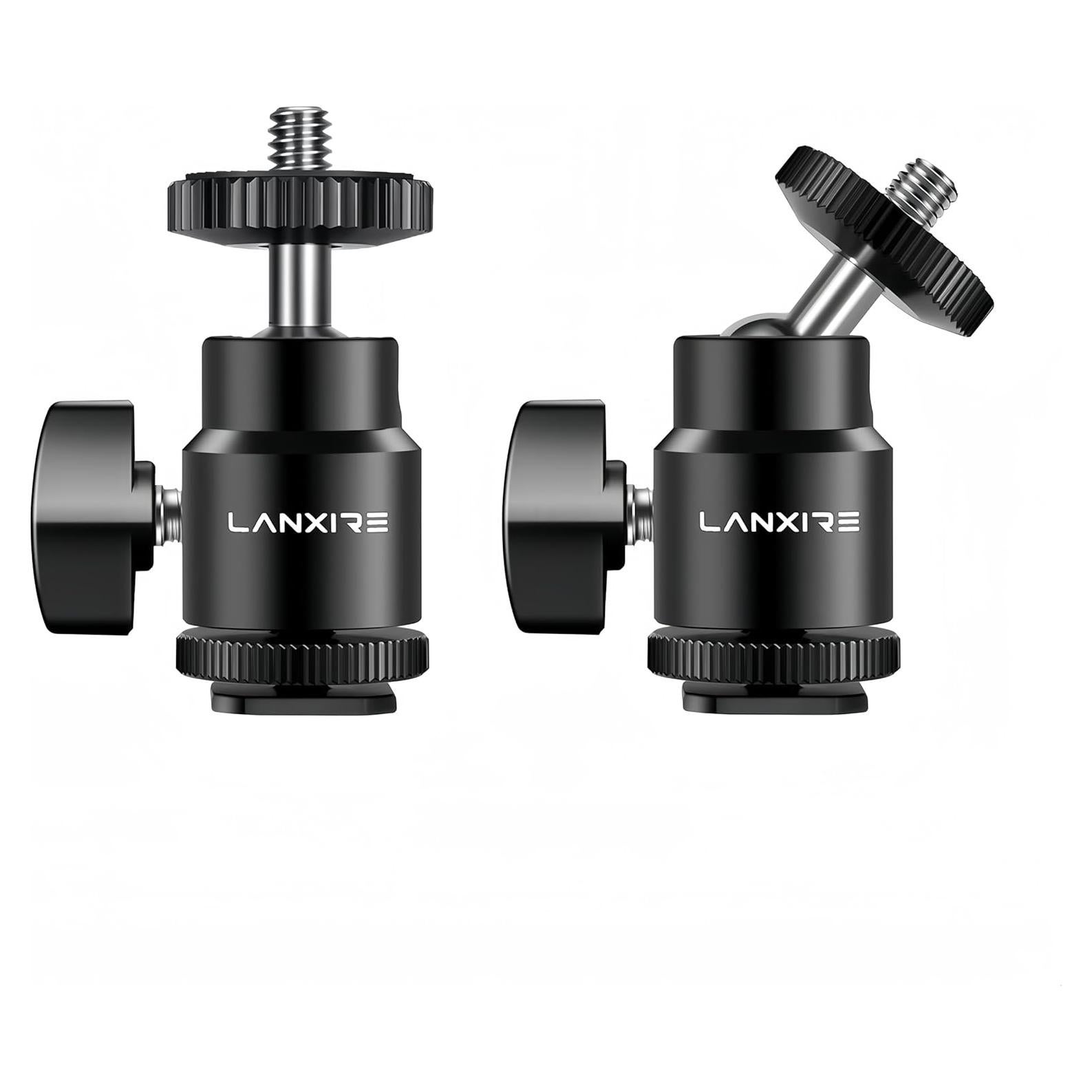 Soporte de zapata para cámara Lanxire L0035 - Paquete de 2