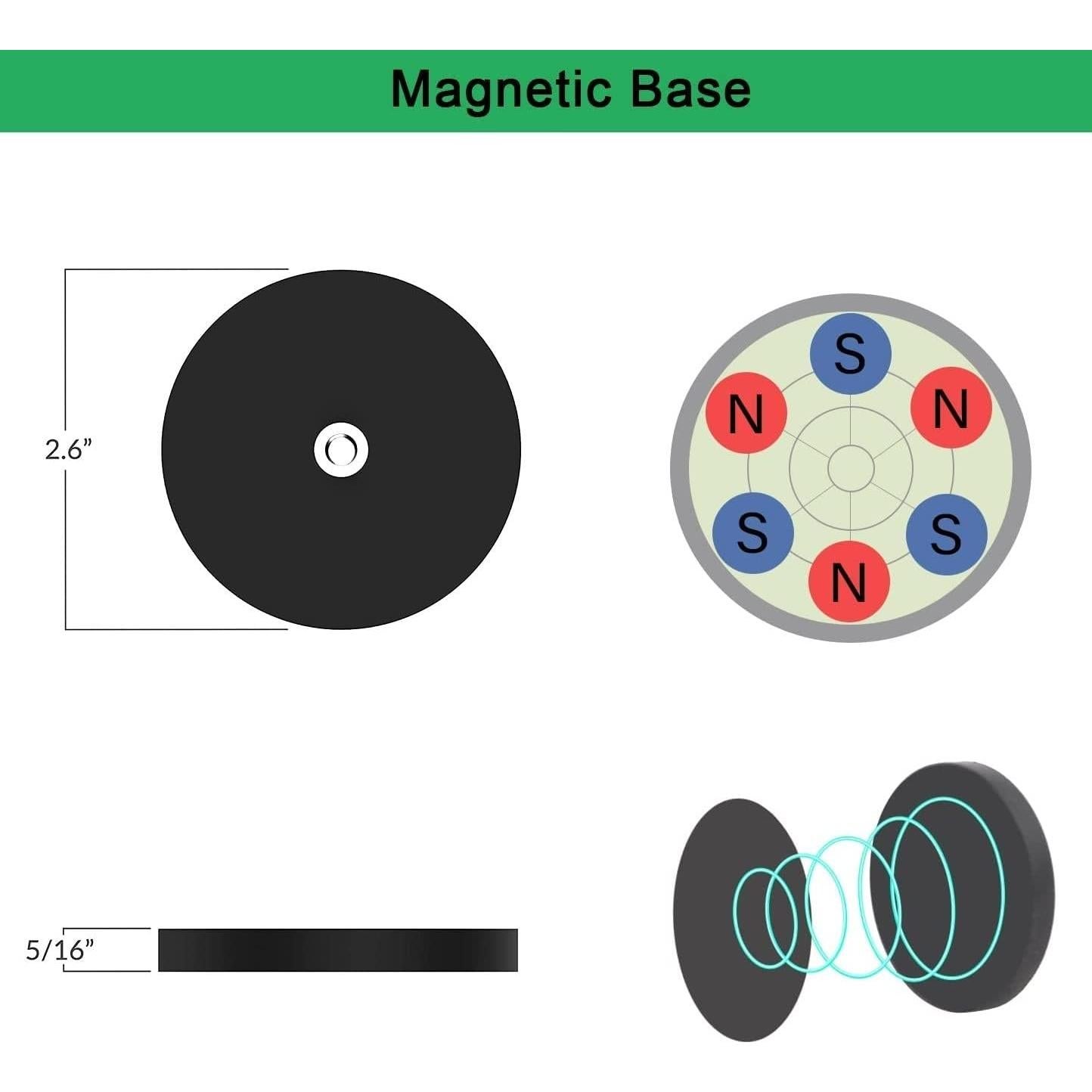 Soporte Magnético para Cámara Acetaken CMMHGO-001 0.5kg