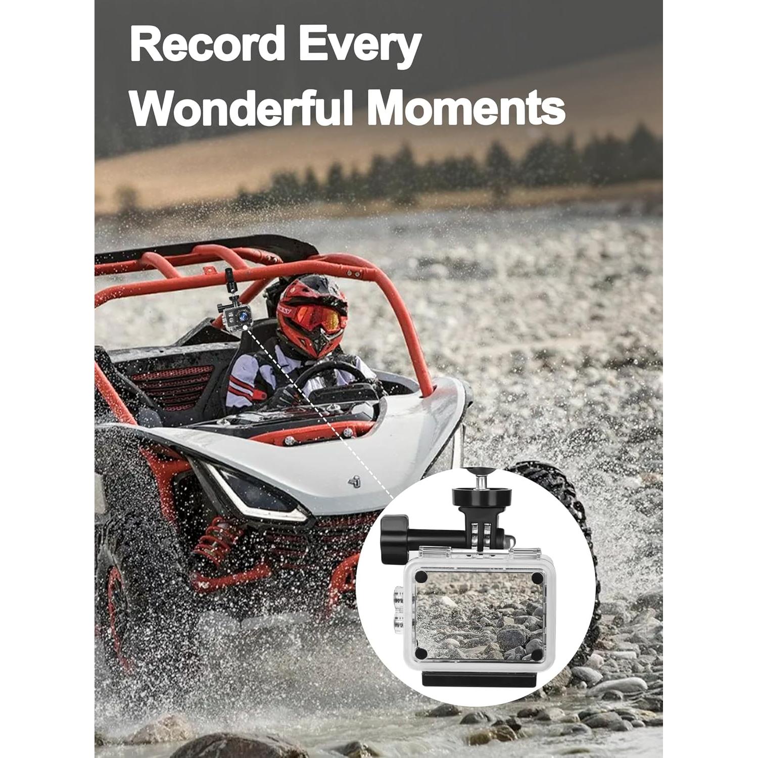 Soporte de Cámara UTV ZIDIYORUO Aluminio 360° para GoPro