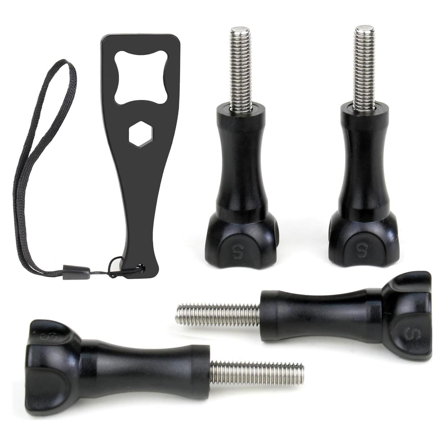 Conjunto de Tornillos de Pulgar SOONSUN 4 Pcs para GoPro y Cámaras