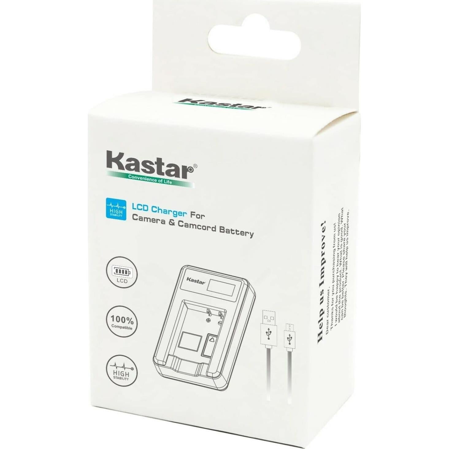 Kastar Cargador Triple USB LCD + 3 Baterías Litio 1200mAh SJCAM SJ8