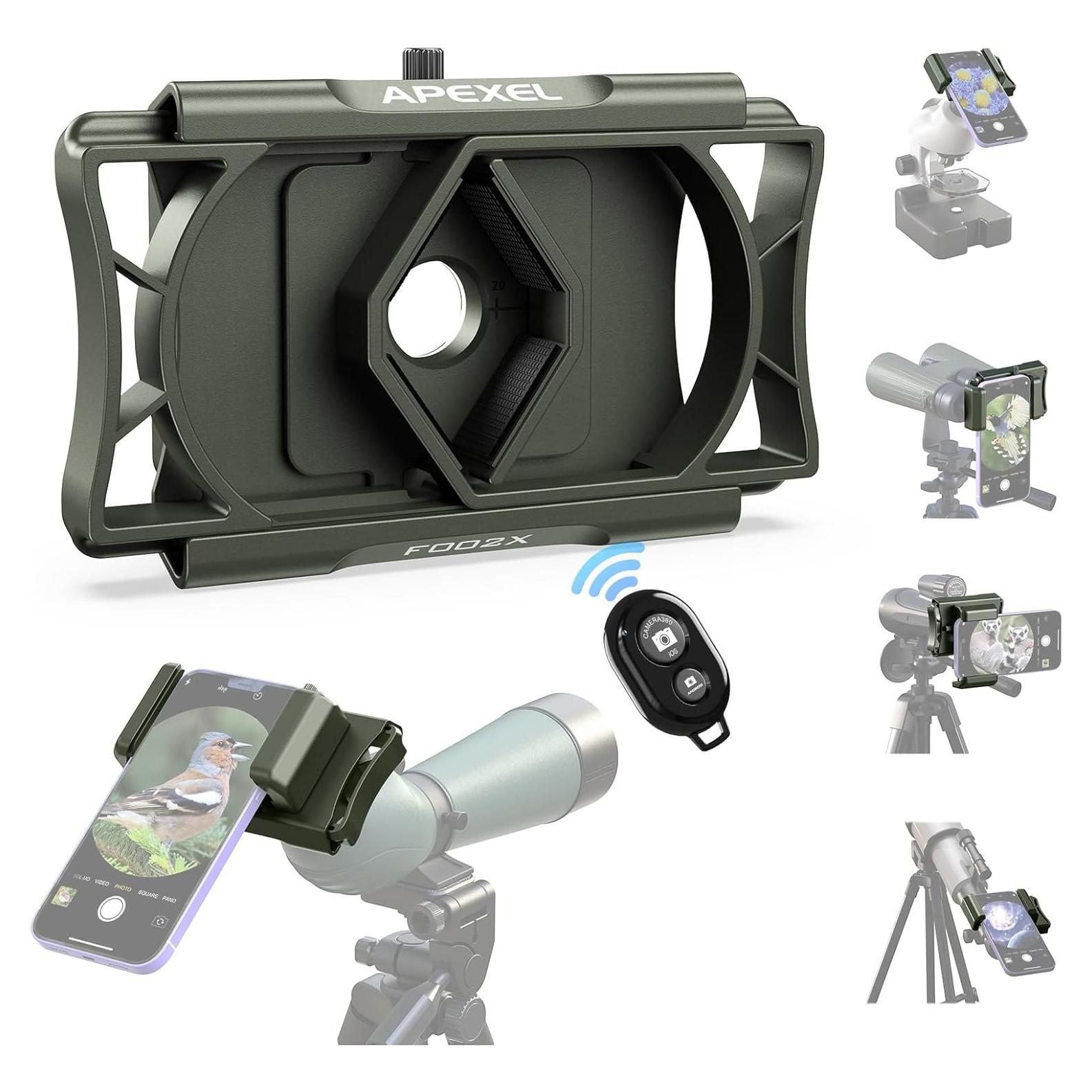 Adaptador de Teléfono para Telescopio Evil Eye 360° Rotatable