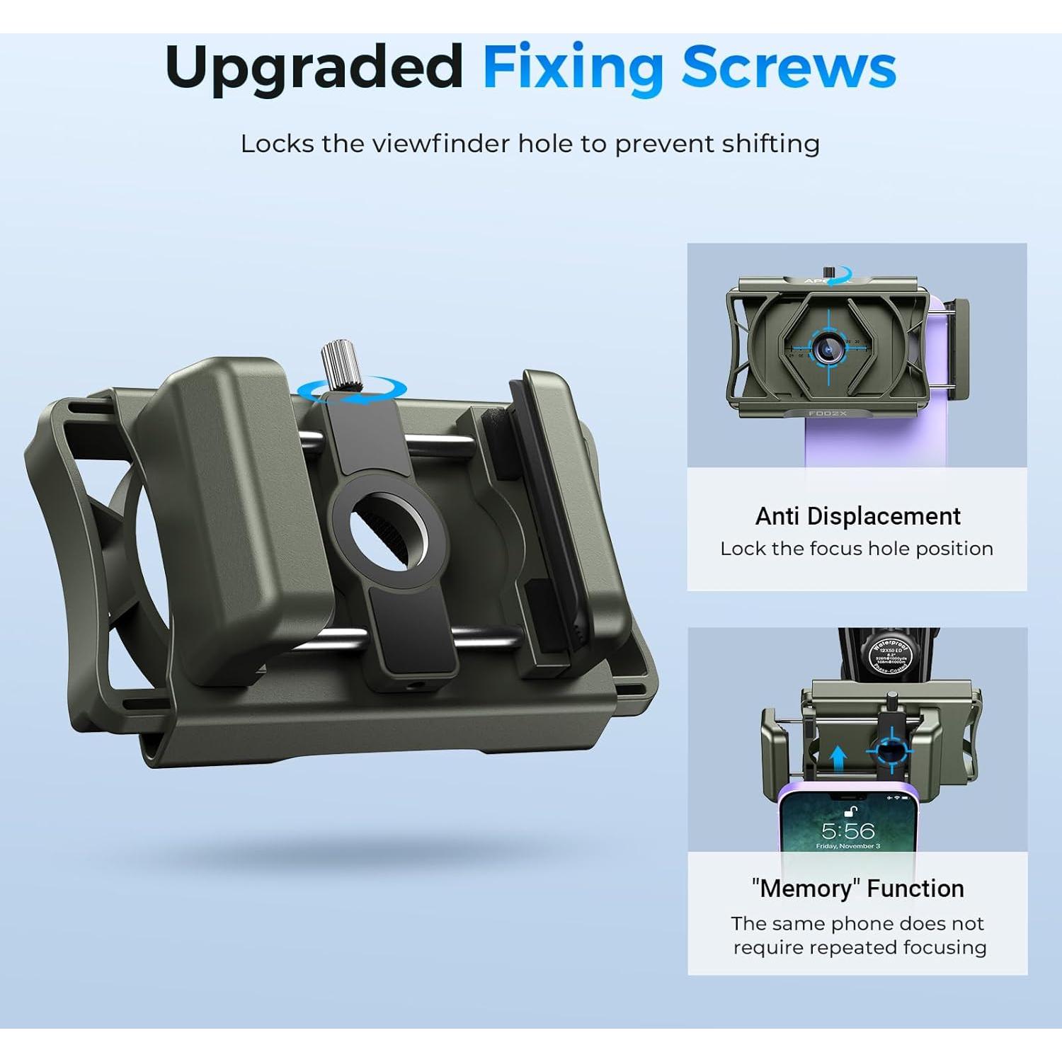 Adaptador de Teléfono para Telescopio Evil Eye 360° Rotatable