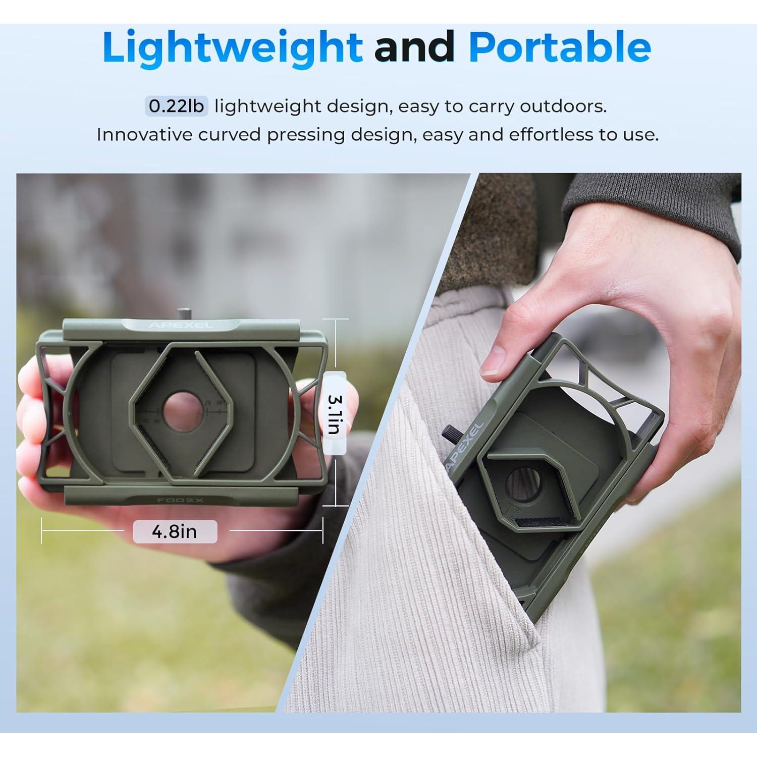 Adaptador de Teléfono para Telescopio Evil Eye 360° Rotatable