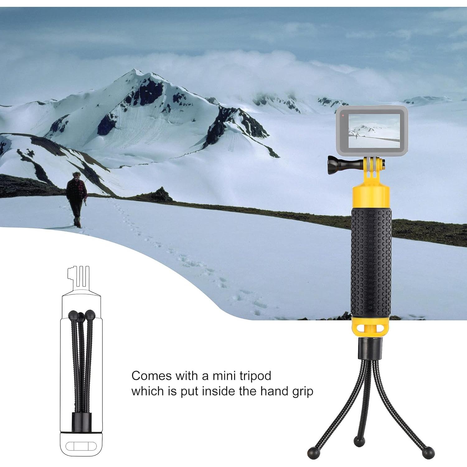 Agarradera Flotante YALLSAME con Trípode para GoPro y DJI