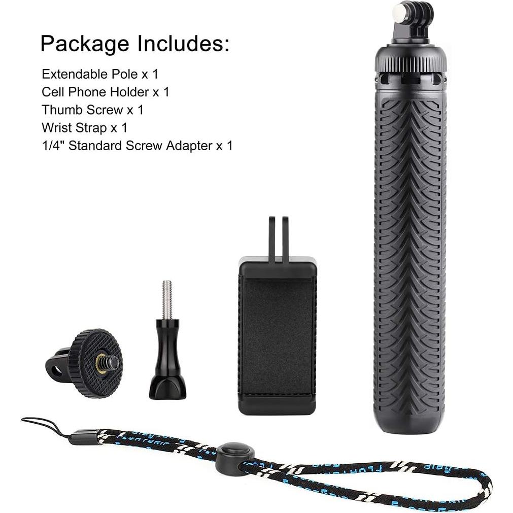 Palanca de Selfie Extensible QiuNiu para GoPro y Móviles