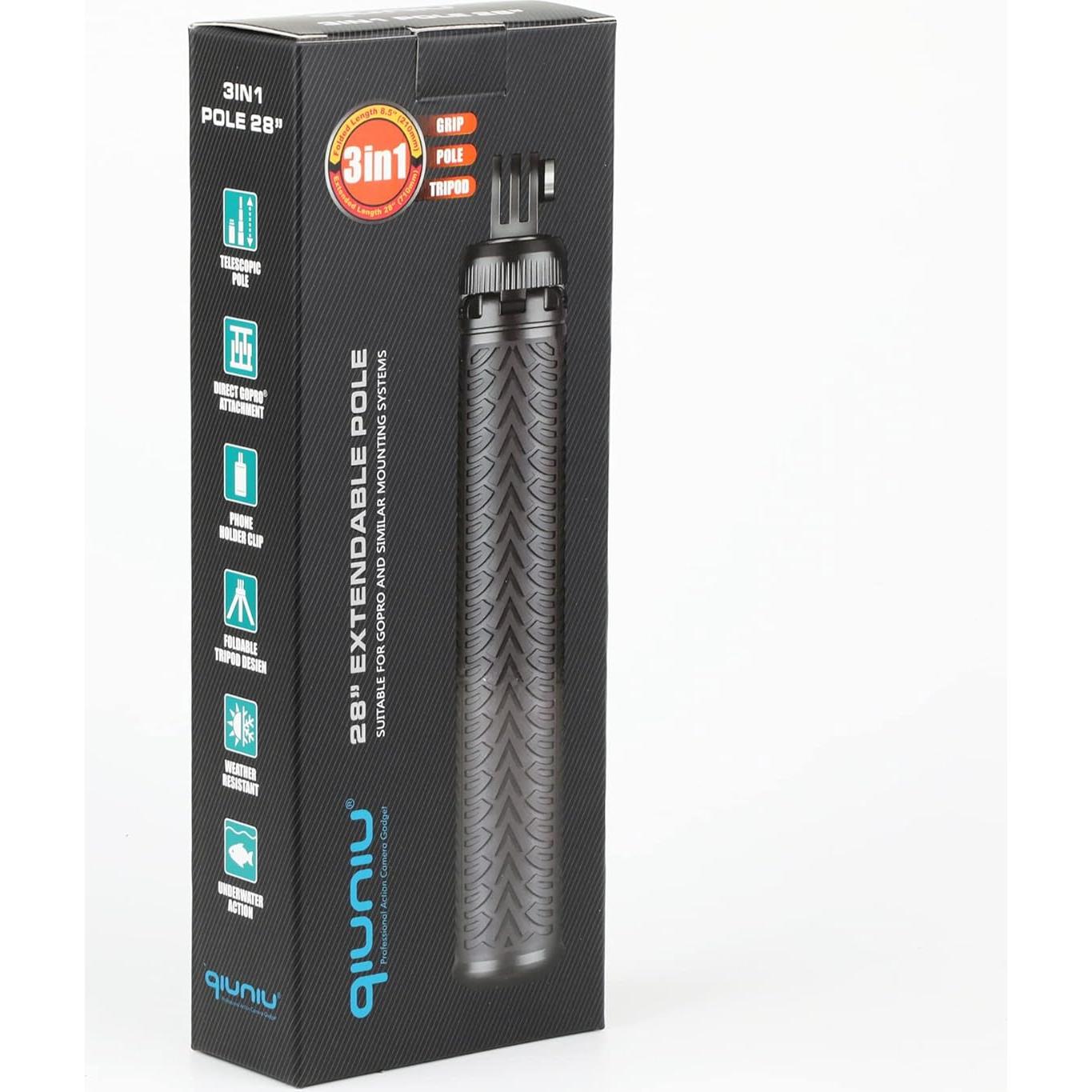 Palanca de Selfie Extensible QiuNiu para GoPro y Móviles