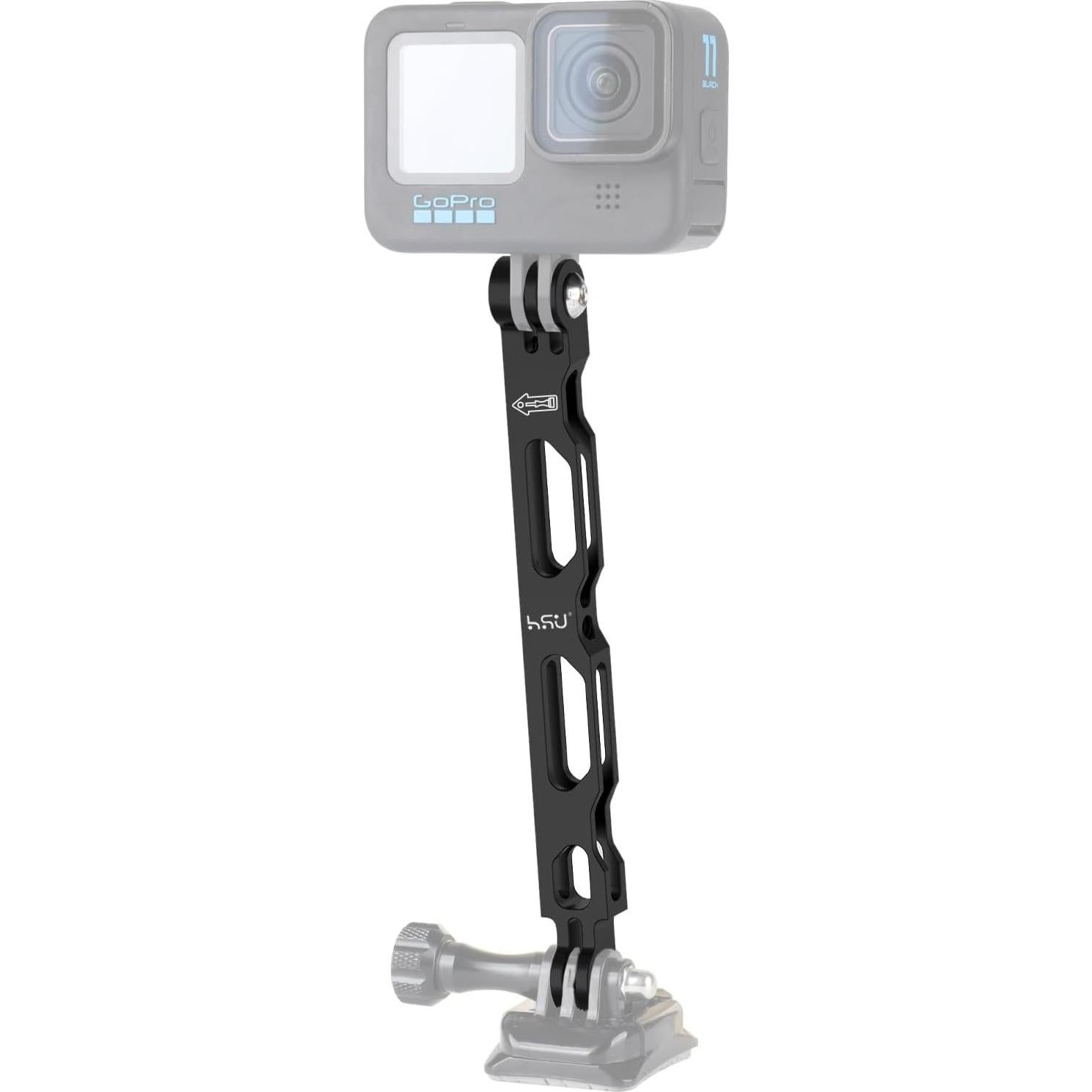 Soporte Vertical HSU para GoPro y Cámaras de Acción - Aluminio