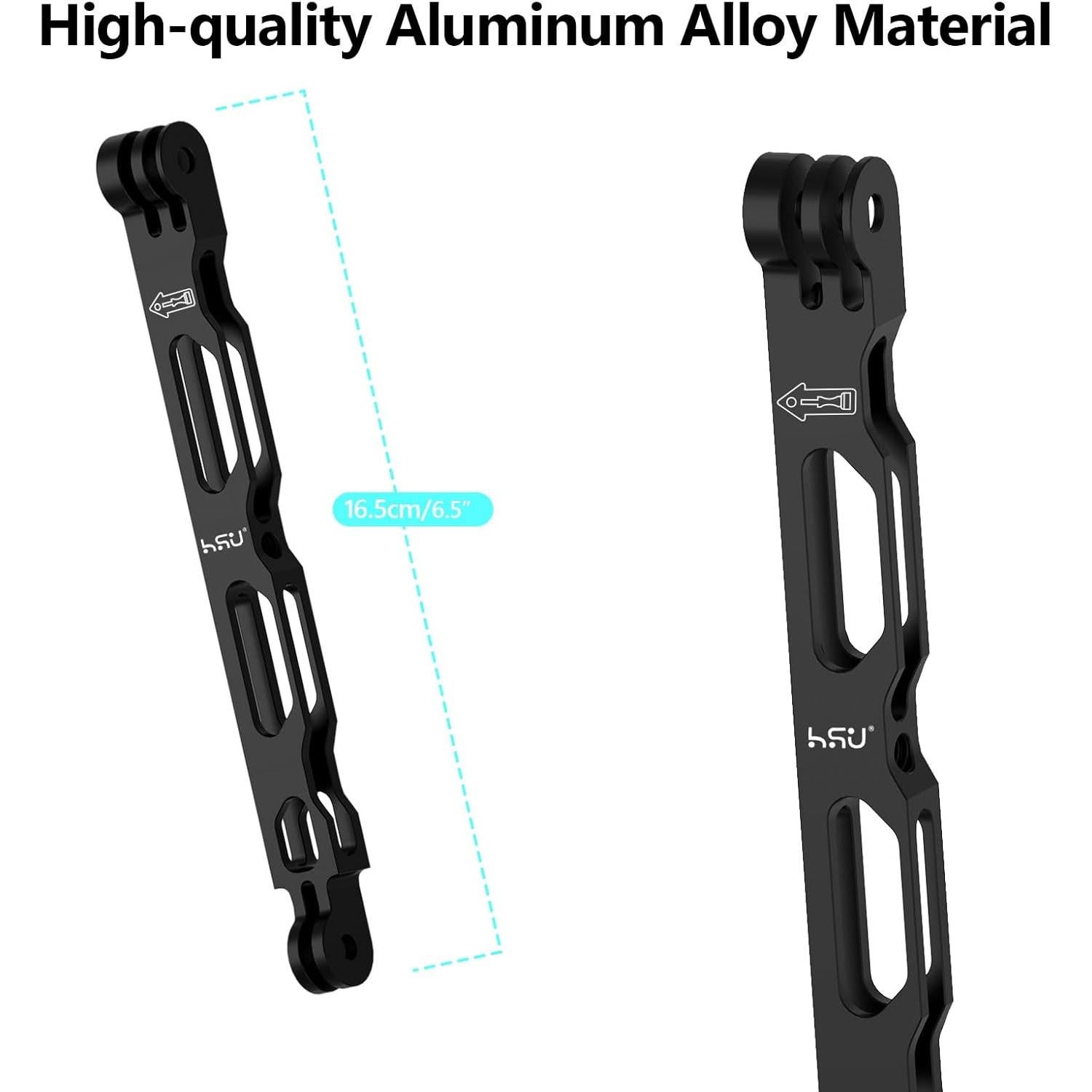 Soporte Vertical HSU para GoPro y Cámaras de Acción - Aluminio
