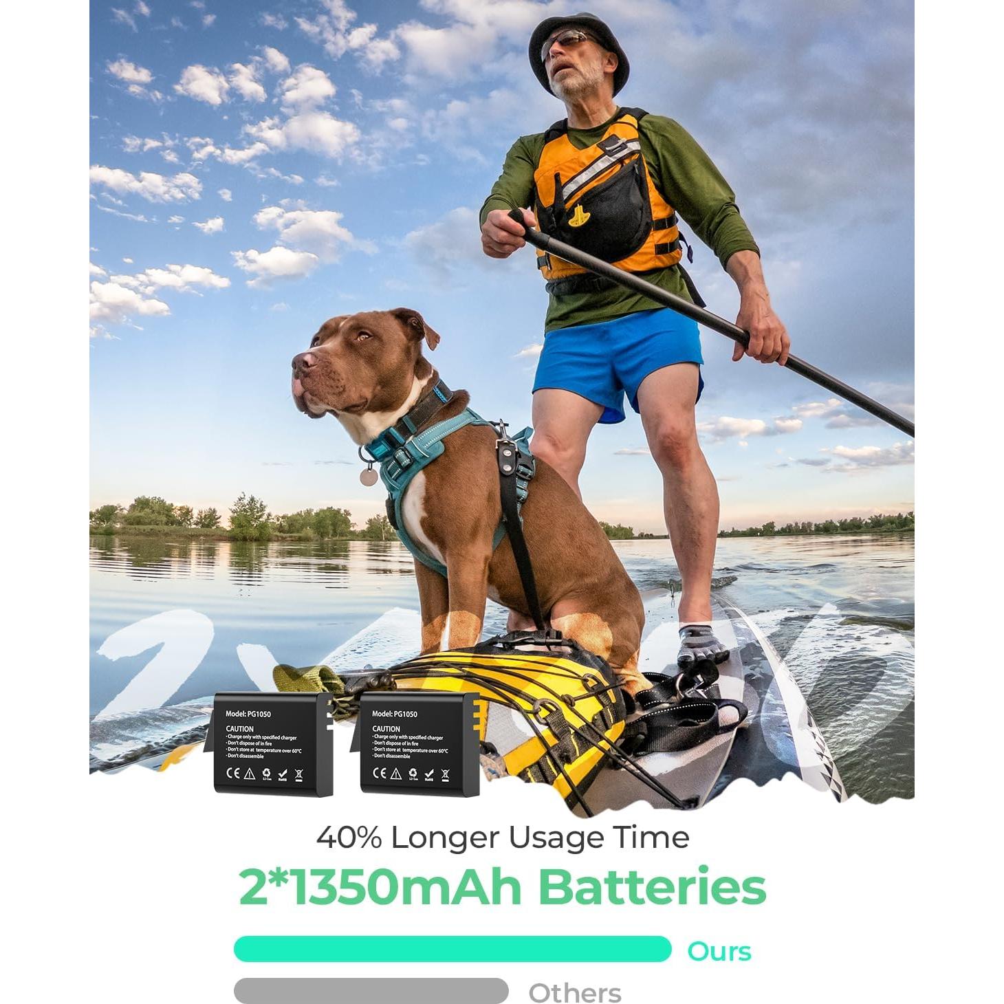 Cámara de acción 4K Yolansin A16 48MP 60FPS sumergible 40M