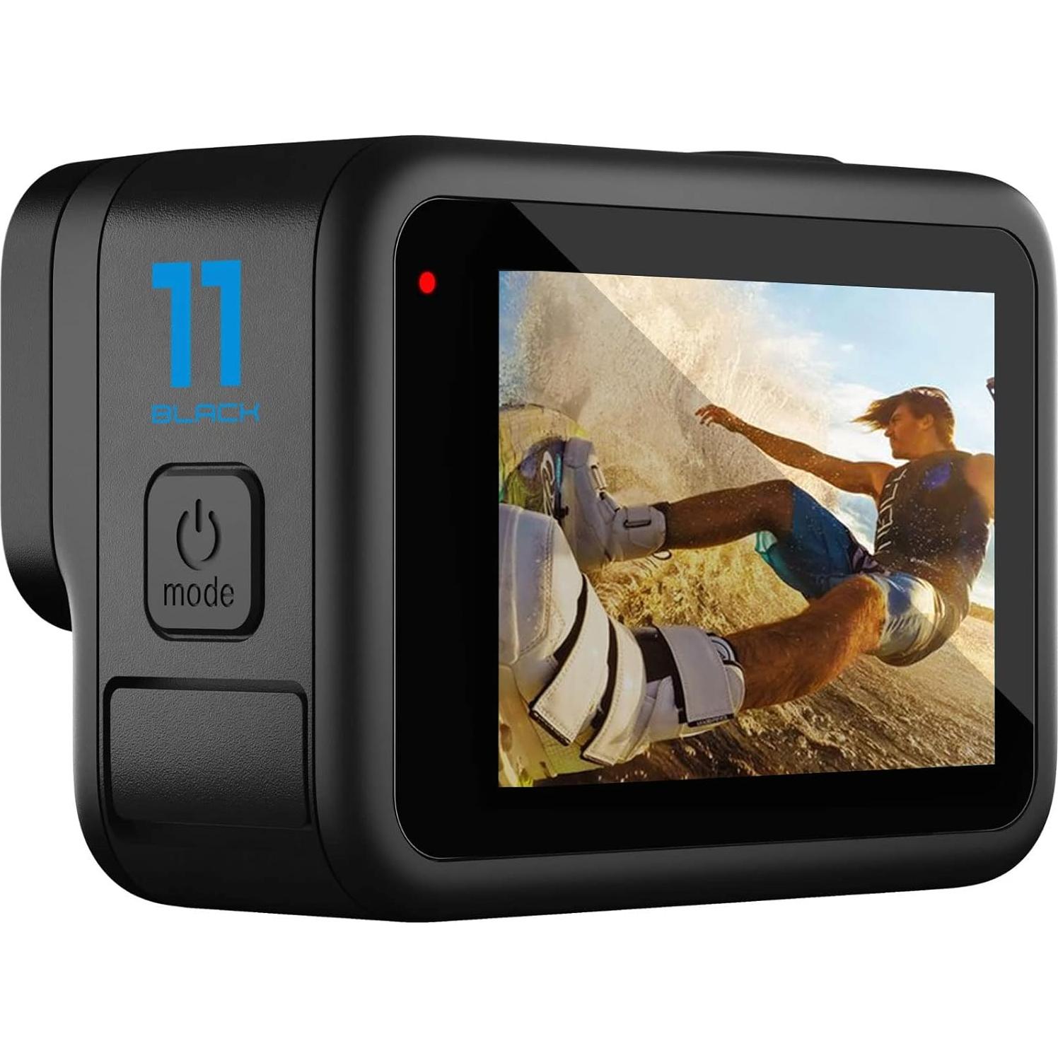 GoPro Hero 11 Black - Cámara de Acción 5.3K, 27MP, 128GB