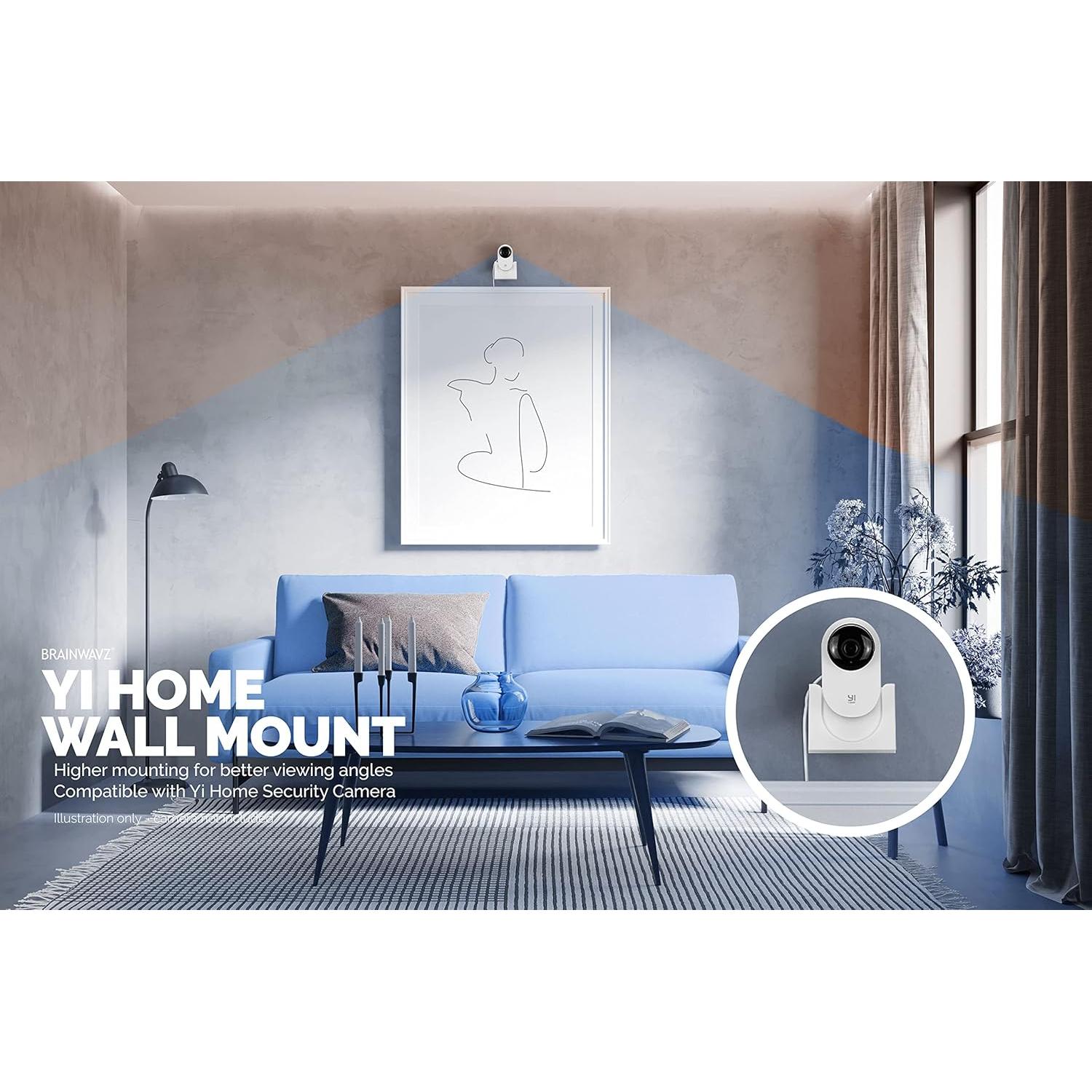 Soporte de Pared Brainwavz para Cámara YI Home - Paquete de 3