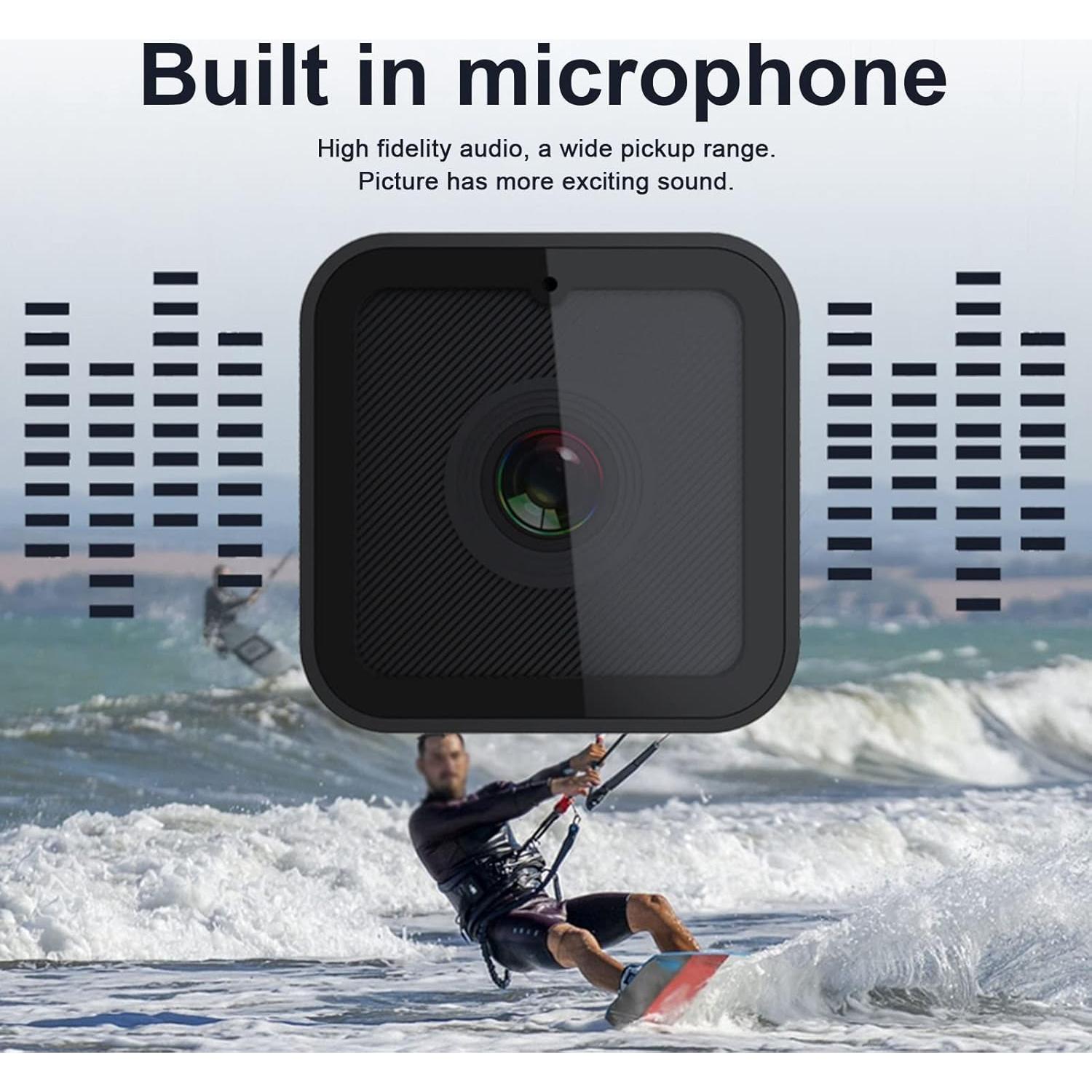 Cámara de Acción Yosoo Mini HD 1080P con WiFi y Micrófono