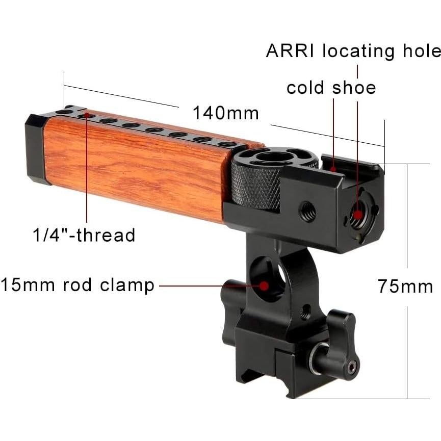 Mango NATO Niceyrig para Cámara con Soporte de Varilla 15mm