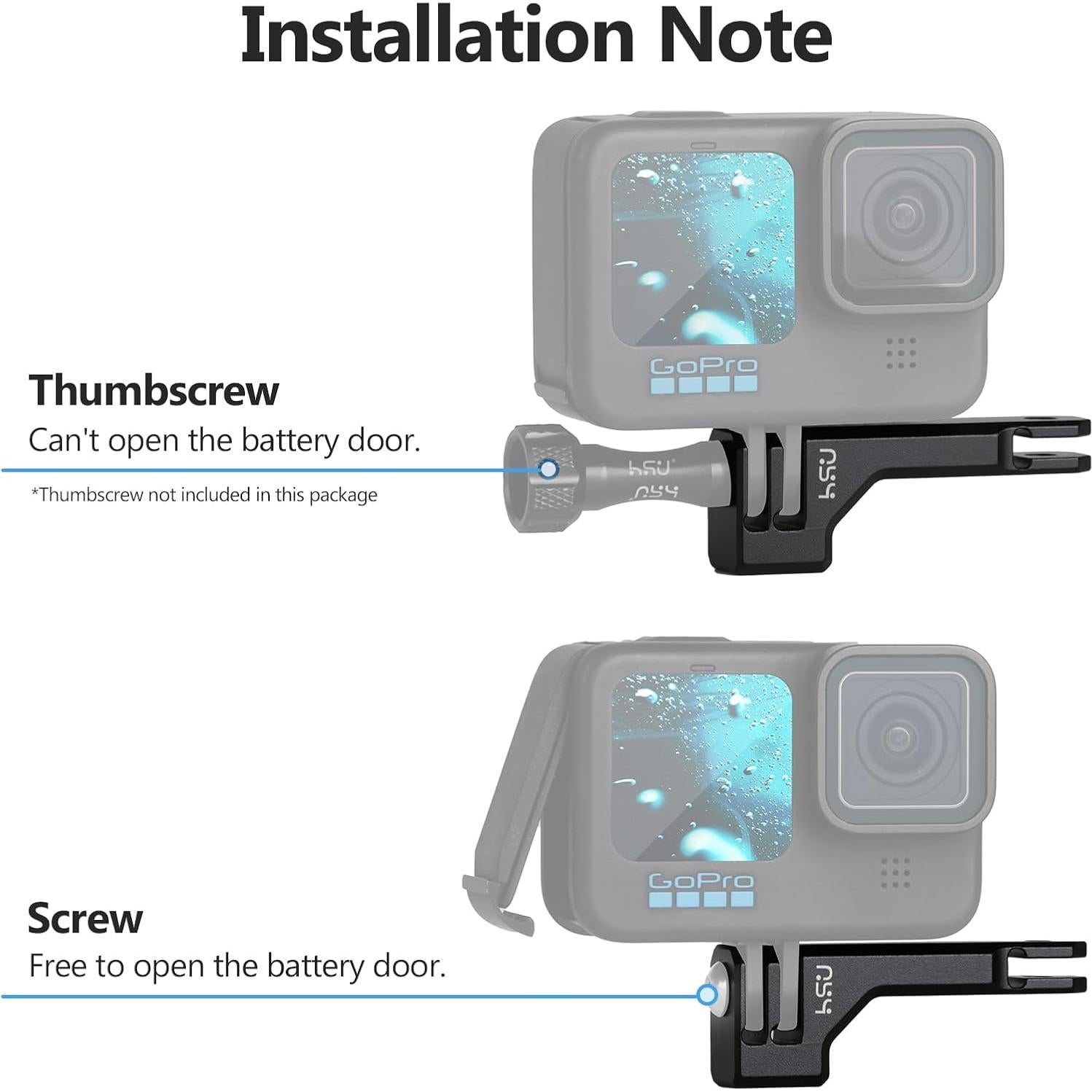 Adaptador de Soporte Vertical HSU para Cámaras de Acción