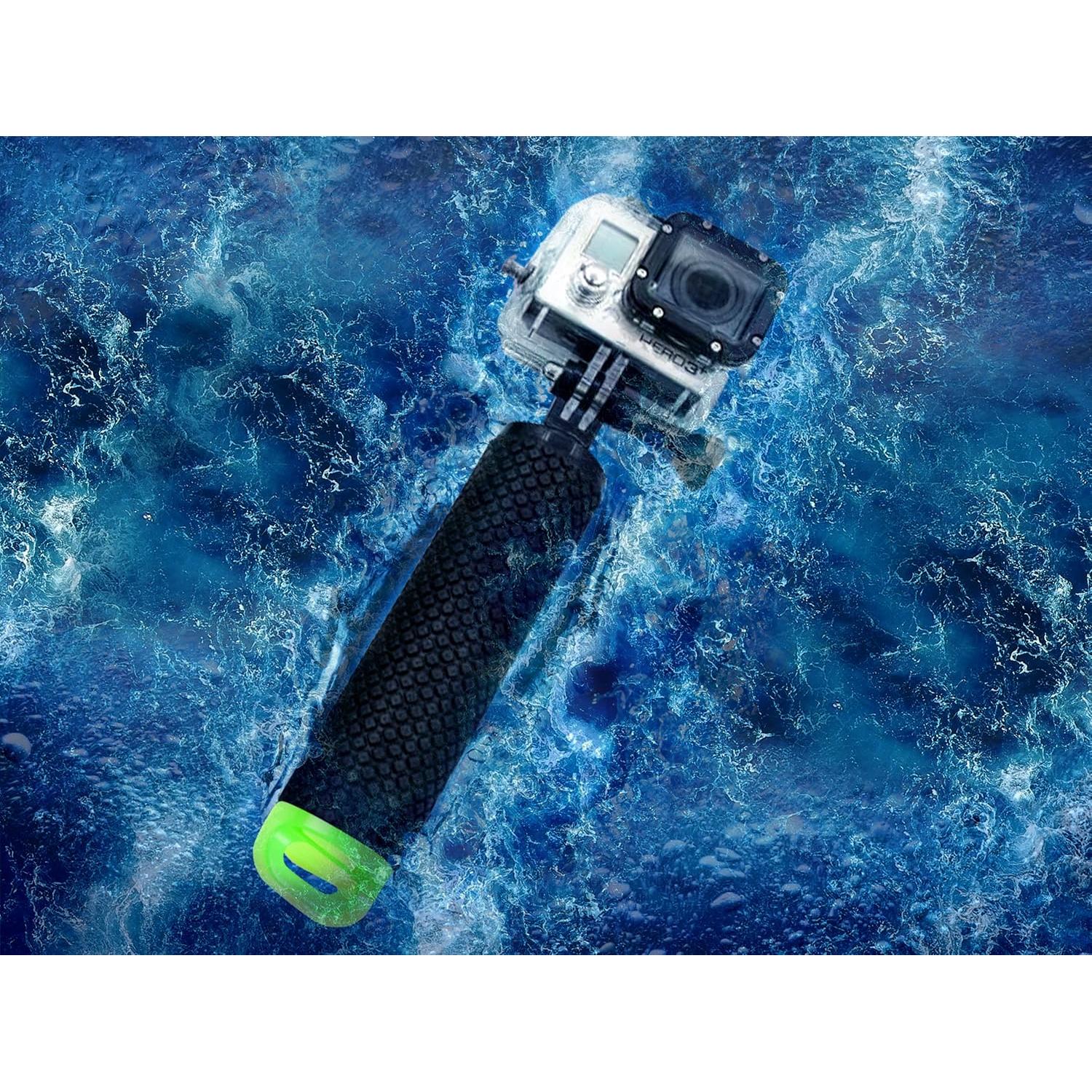 Mango Flotante Impermeable MiPremium Verde para GoPro Hero