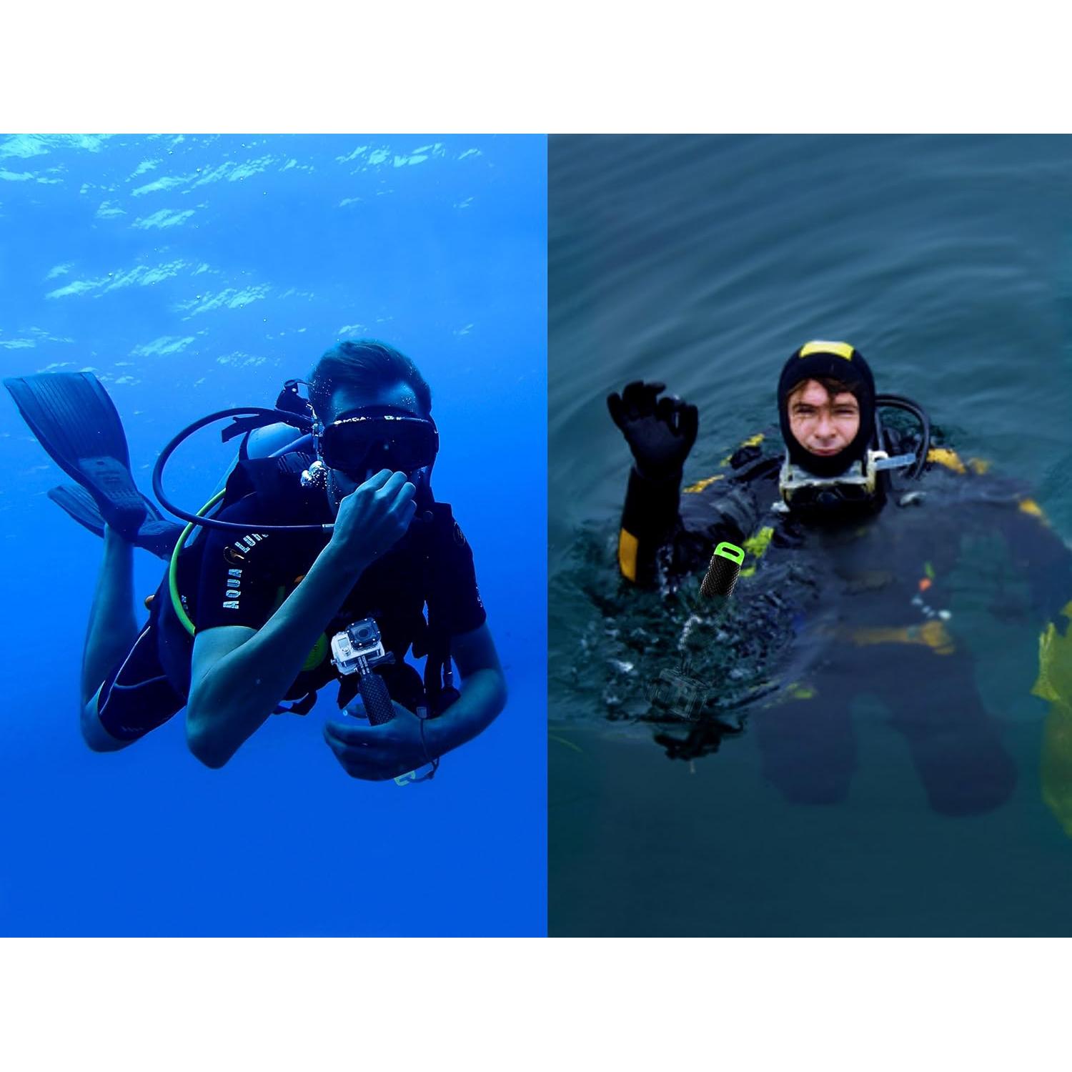 Mango Flotante Impermeable MiPremium Verde para GoPro Hero