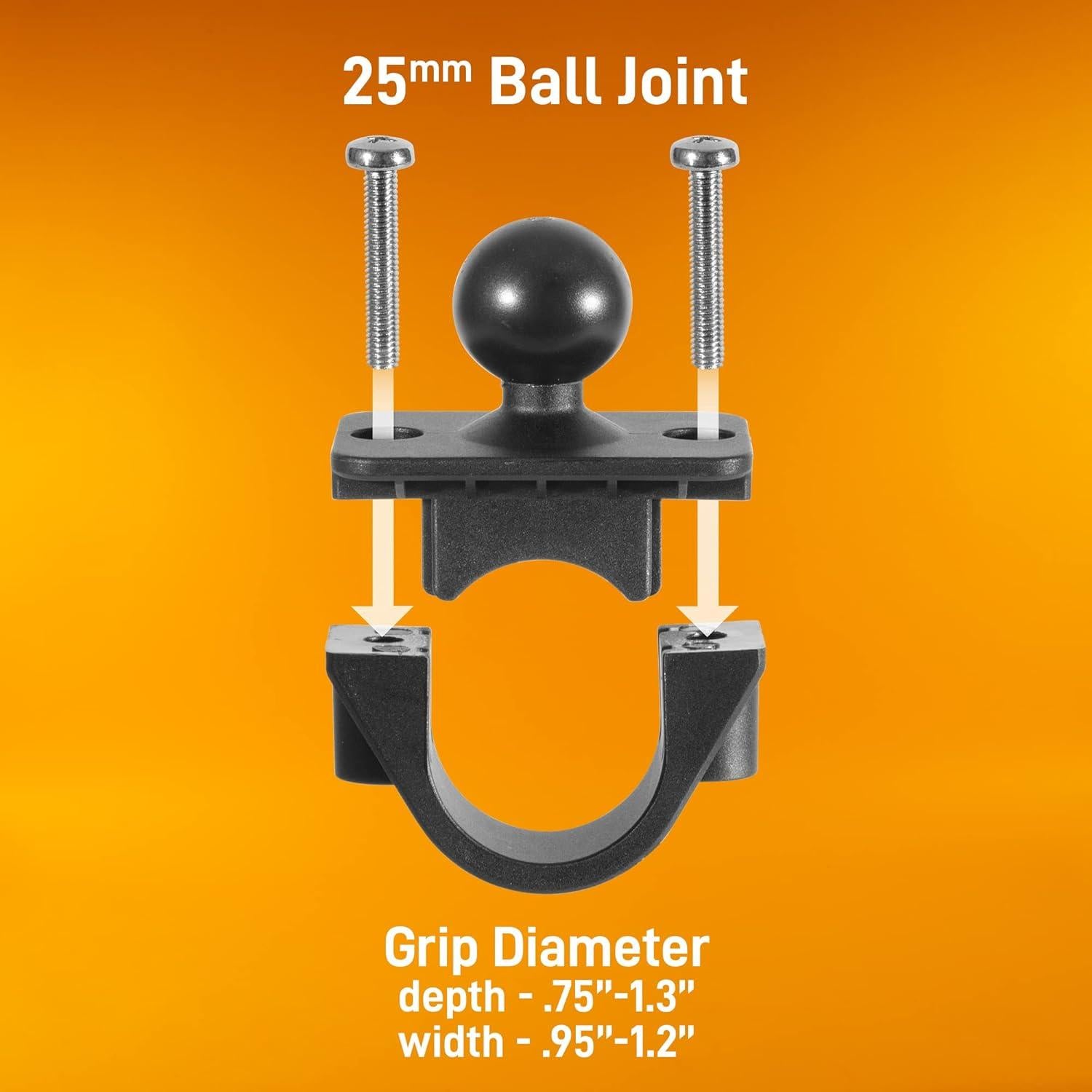 Soporte Doble para Cámara de Acción iBOLT para Manillar 25mm