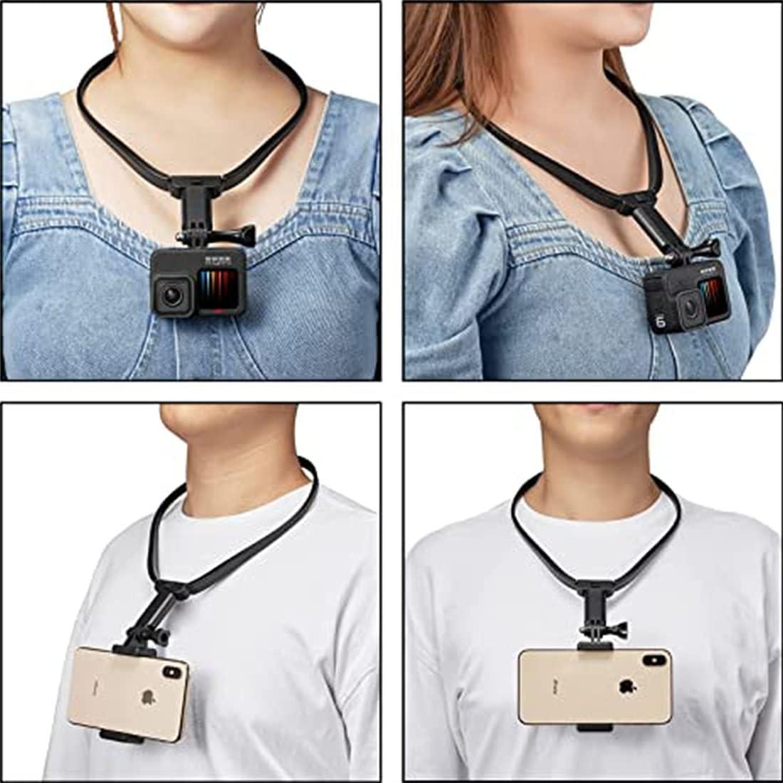 Soporte Ajustable para Teléfono y Cámara de Acción AngelReally