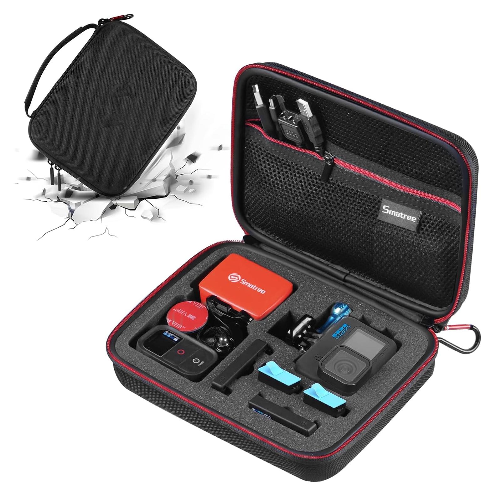 Funda de Transporte Smatree para GoPro Hero 1-13 y DJI OSMO