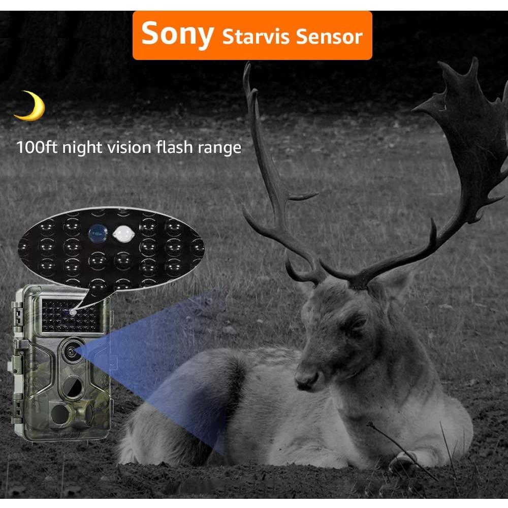 Cámara de Sendero GardePro A3S 64MP con Visión Nocturna 30.48m