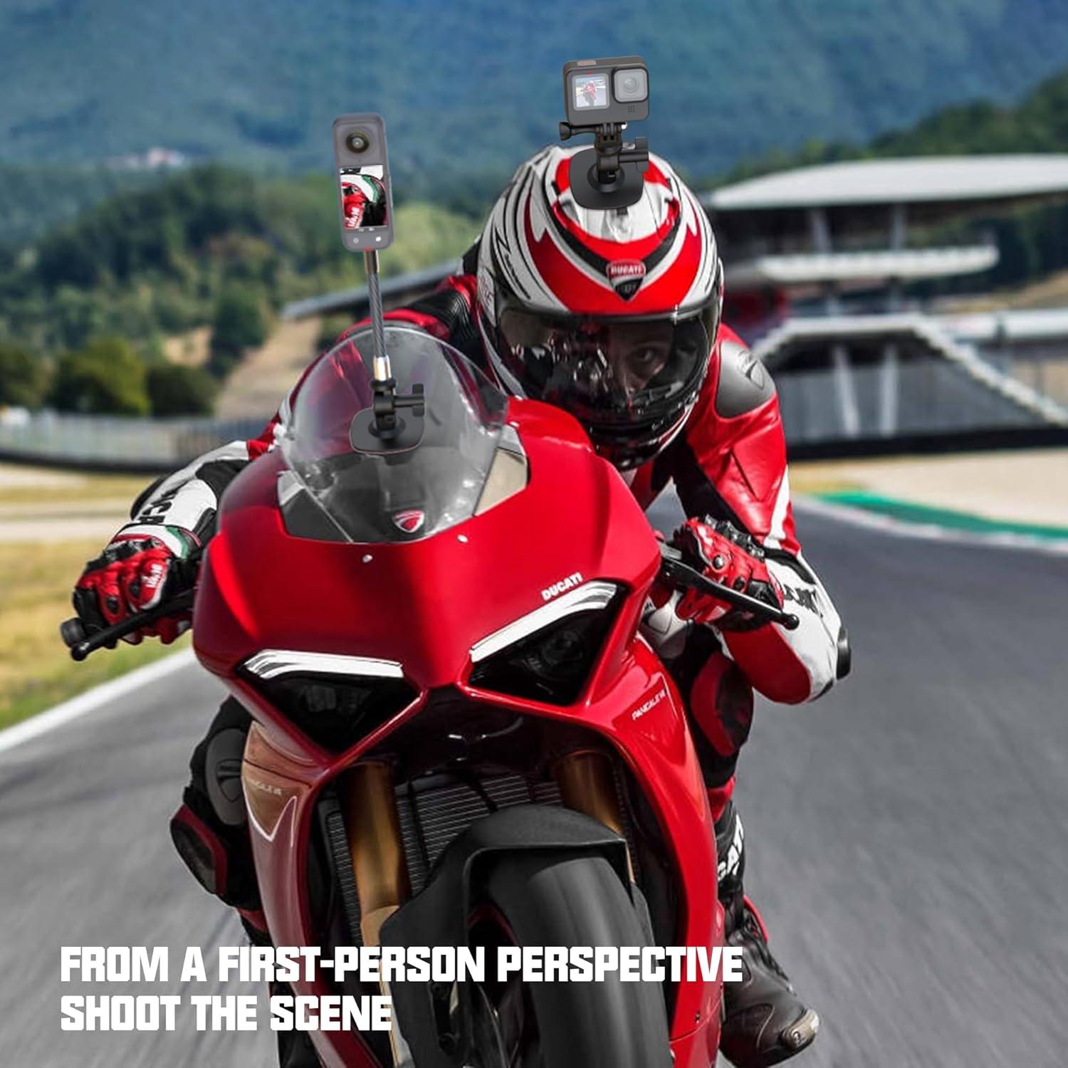 Montaje Adhesivo para Parabrisas de Motocicleta OGITBIO 120mm