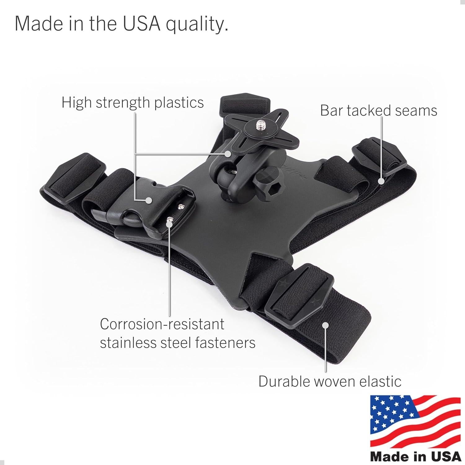 Montura de Pecho STUNTMAN para Cámaras de Acción - Ajustable