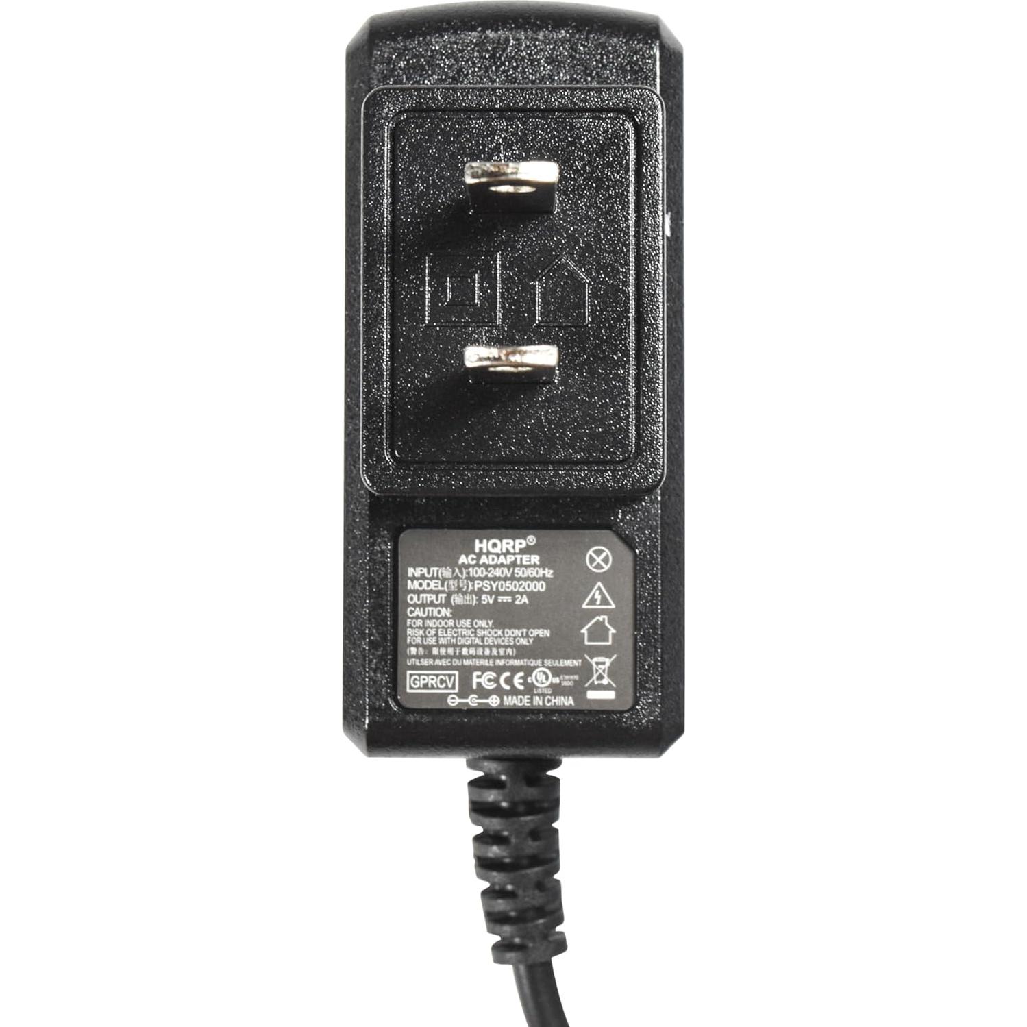 Adaptador de corriente HQRP para GoPro HERO3 HERO4 5V 2A