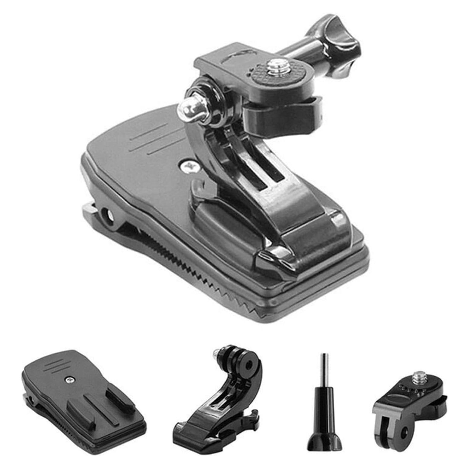 Soporte Clip para Mochila Momerch 360° Compatible con GoPro