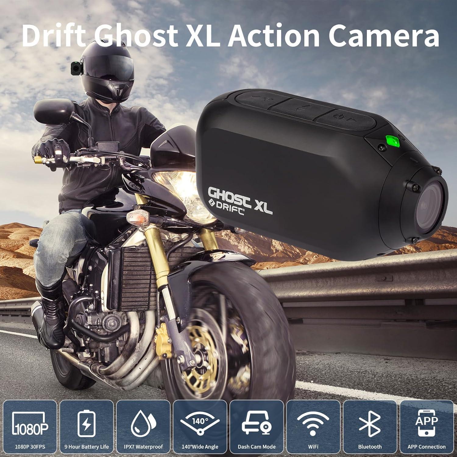 Cámara de Acción DRIFT Ghost XL 1080P Impermeable IPX7