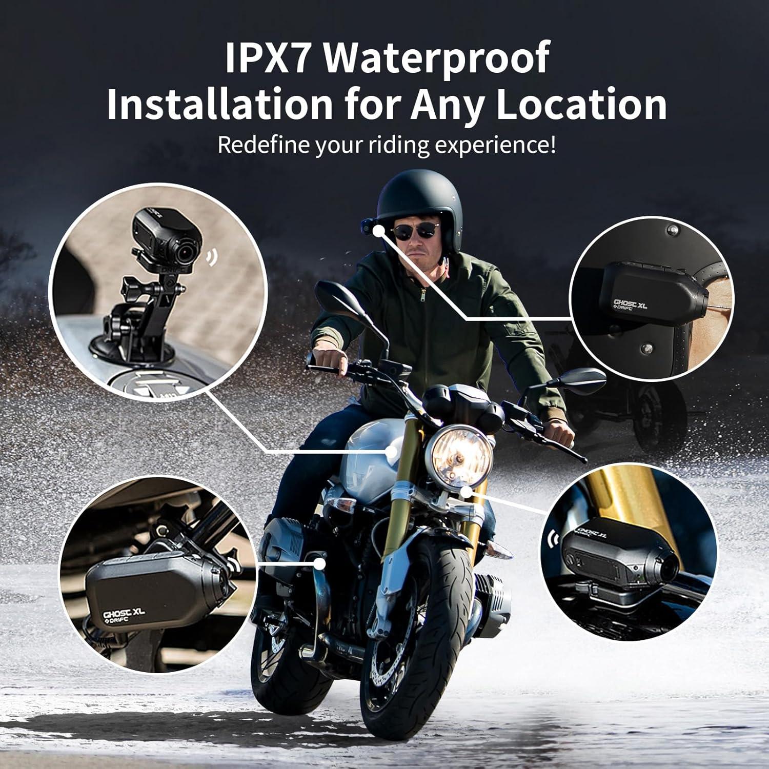 Cámara de Acción DRIFT Ghost XL 1080P Impermeable IPX7