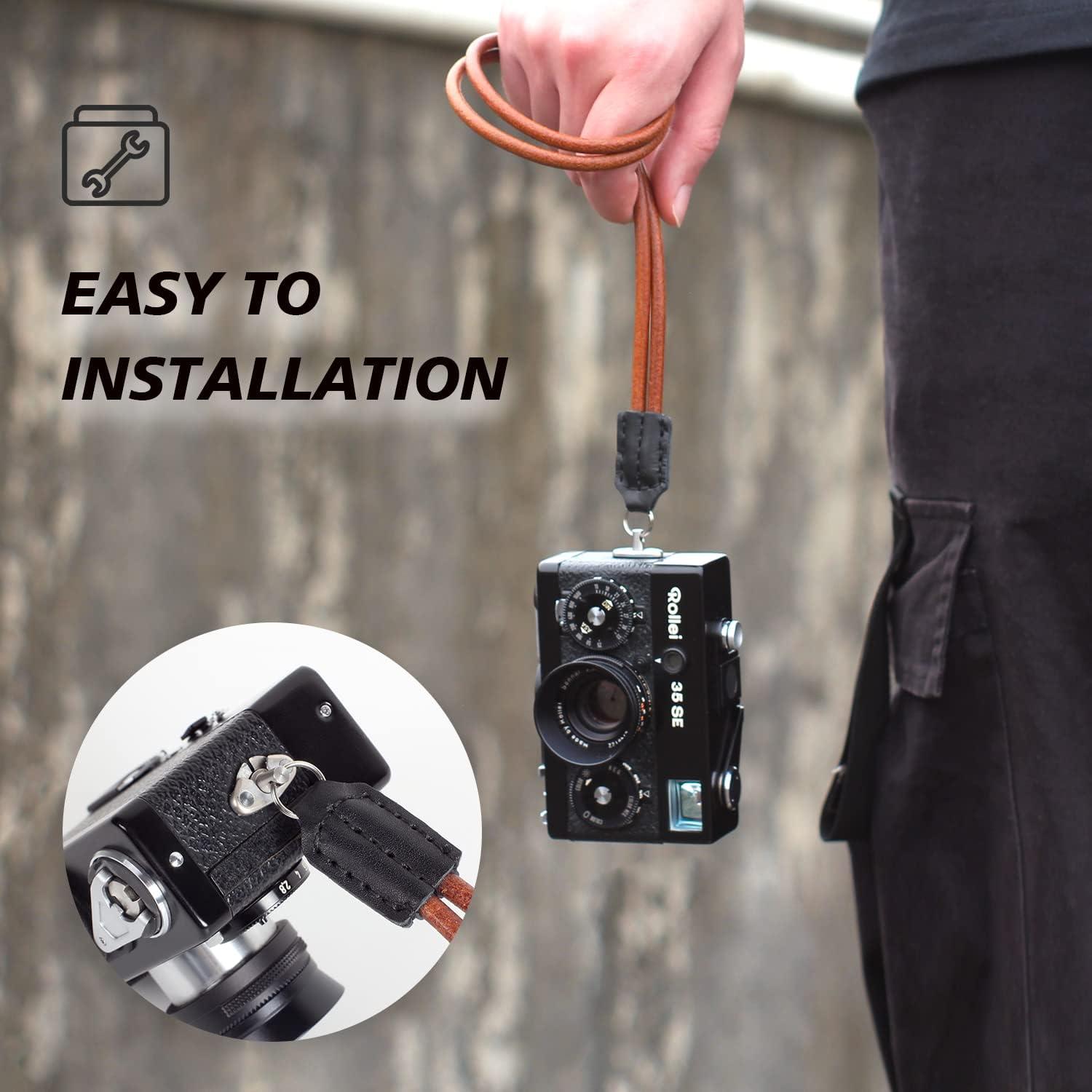 Correa de Cuero para Cámara Rollei 35 Classic y Modelos