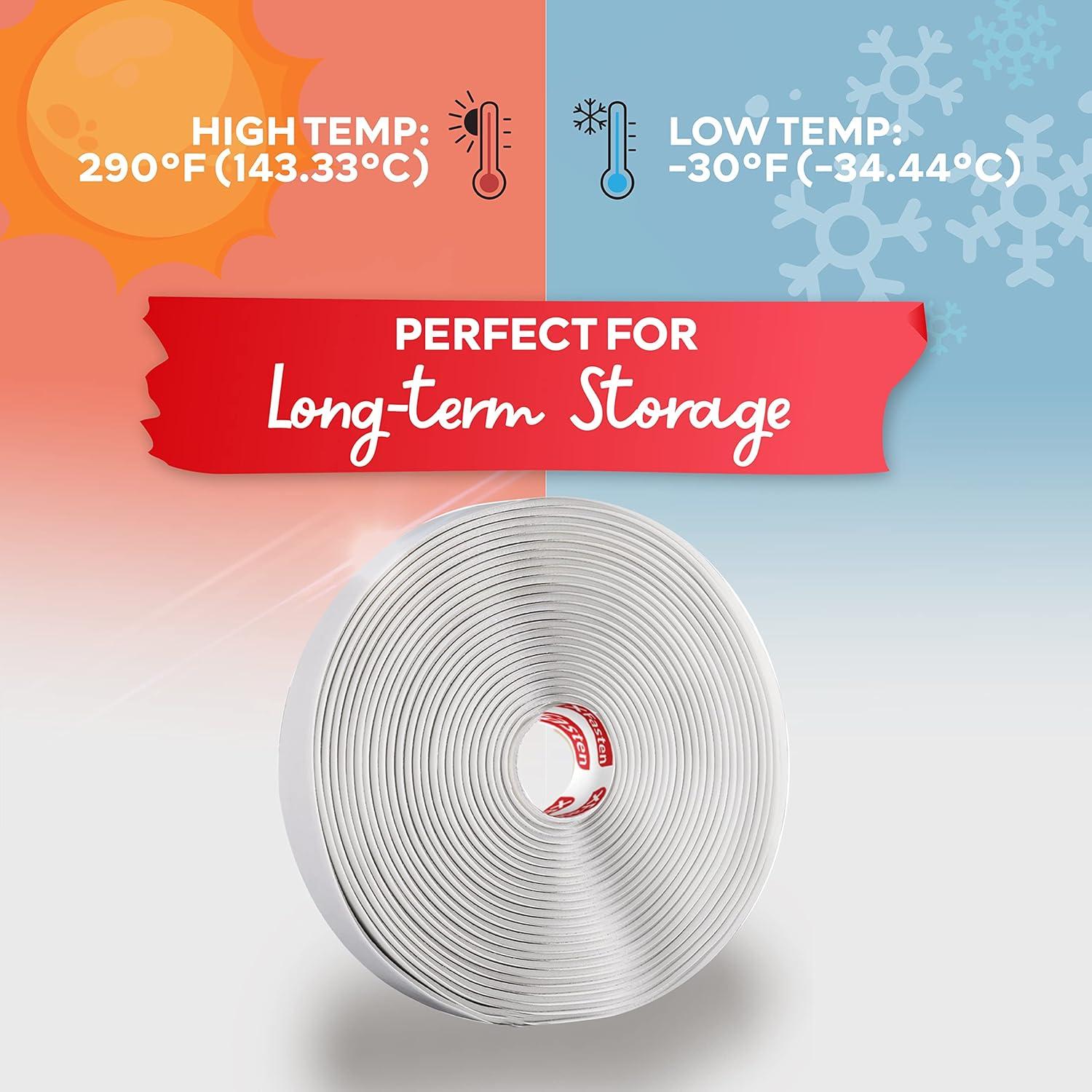 Cinta Selladora Butyl XFasten Blanca 1.27cm x 3.81m