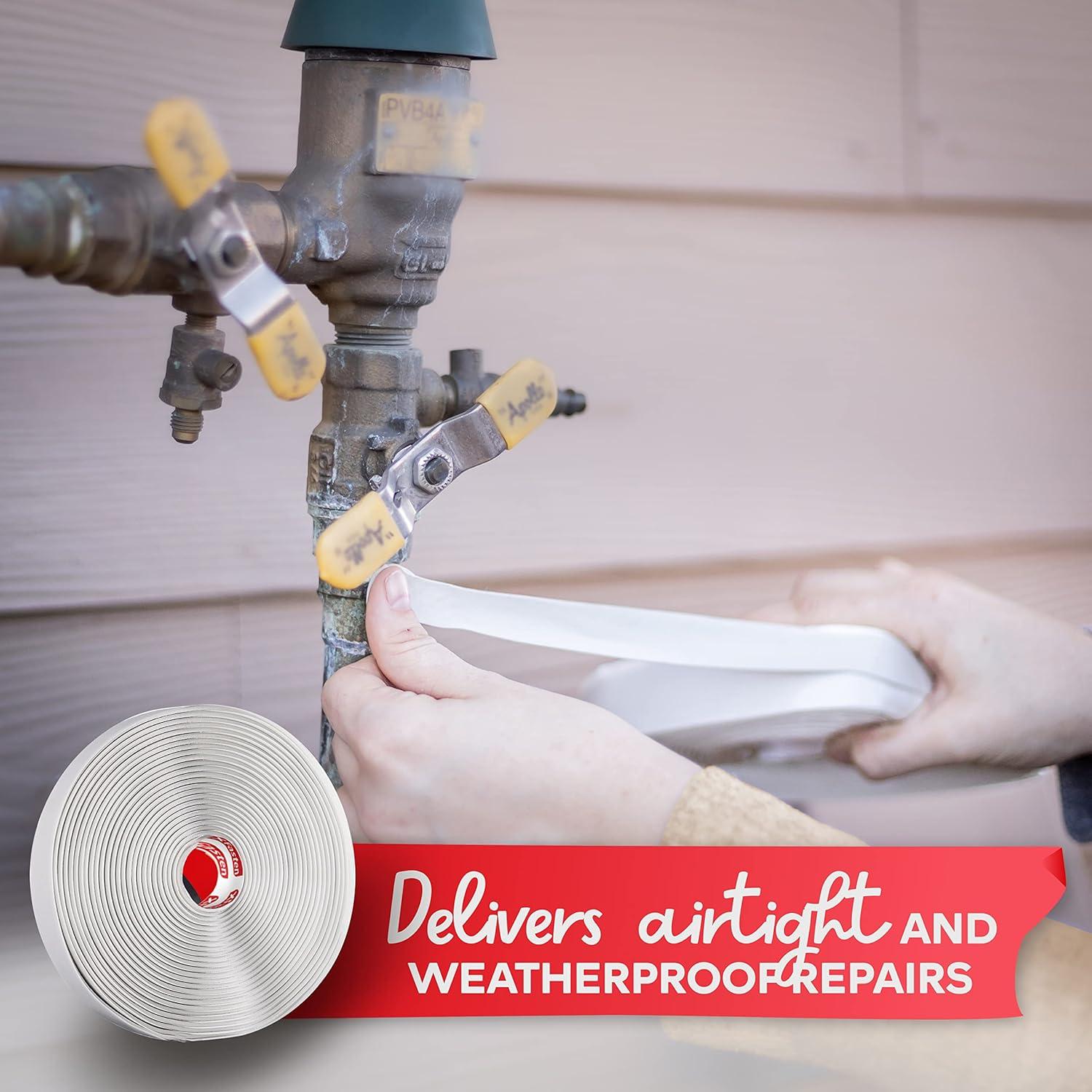 Cinta Selladora Butyl XFasten Blanca 1.27cm x 3.81m