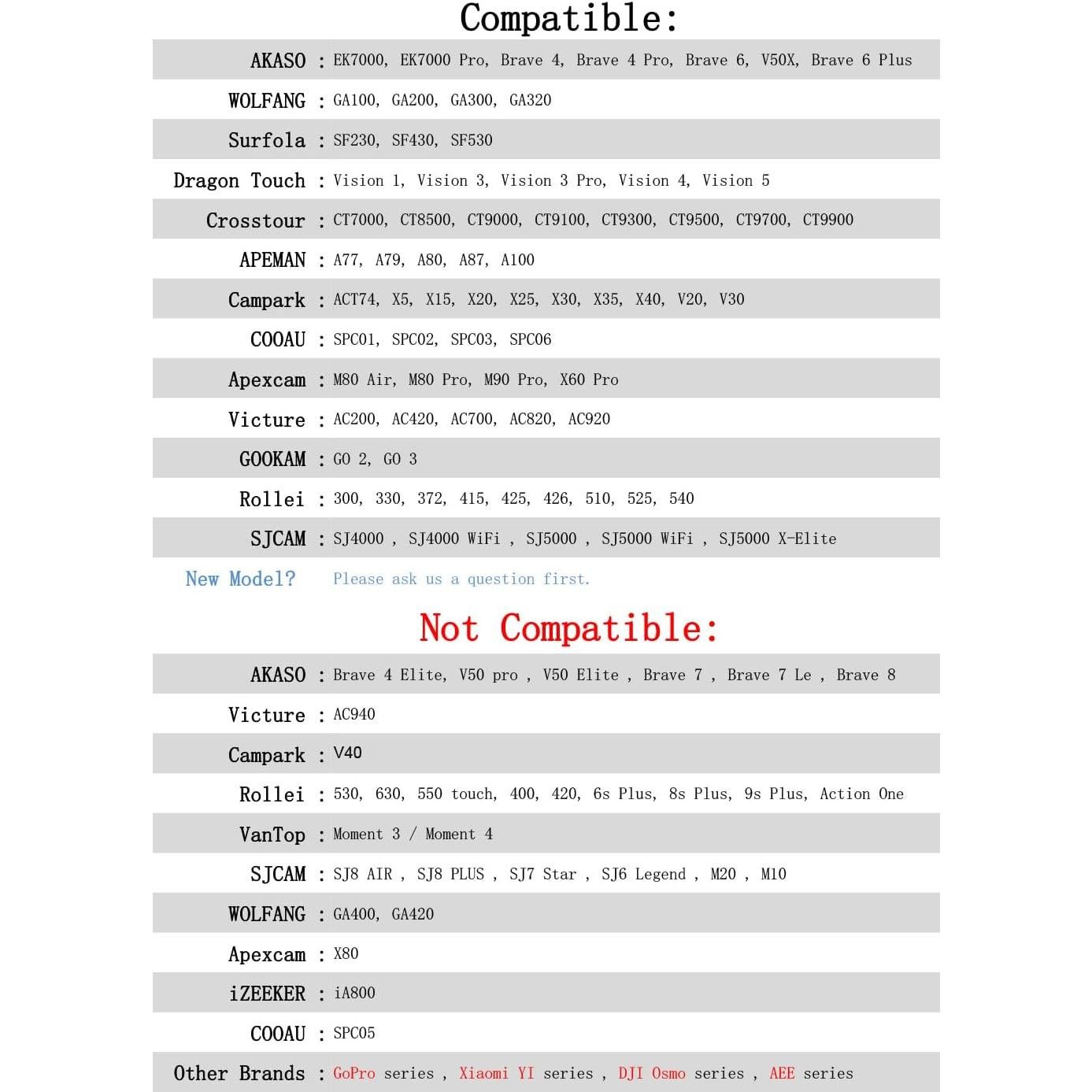 Batería Recargable GEEKAM 2x1350mAh para Cámara de Acción